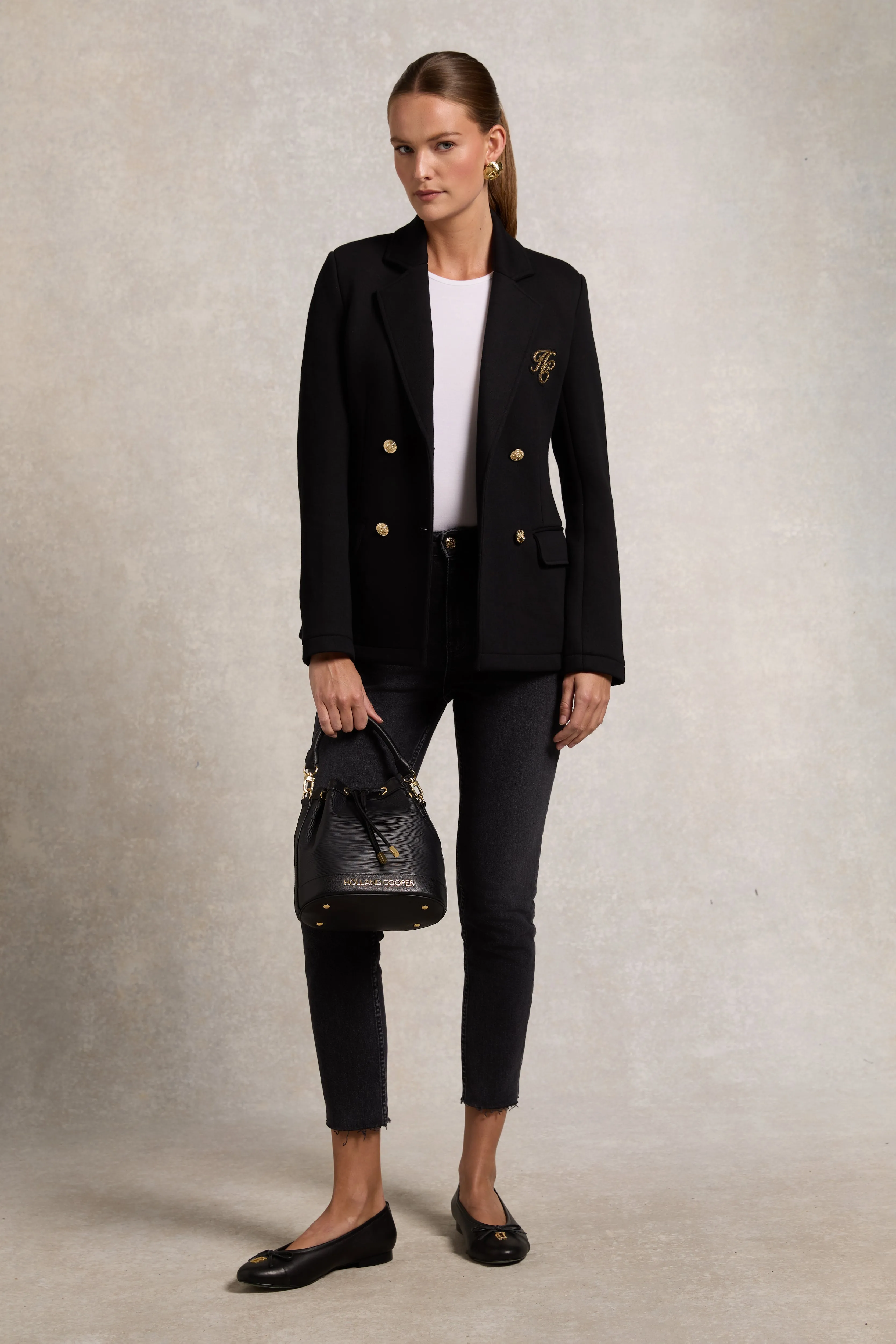 Henley Double Breasted Blazer (Black) sold by Holland Cooper product image thumbnail 3