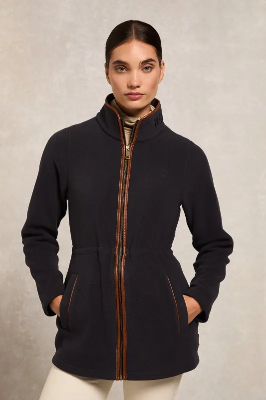 Country Longline Fleece (Ink Navy) made by Holland Cooper