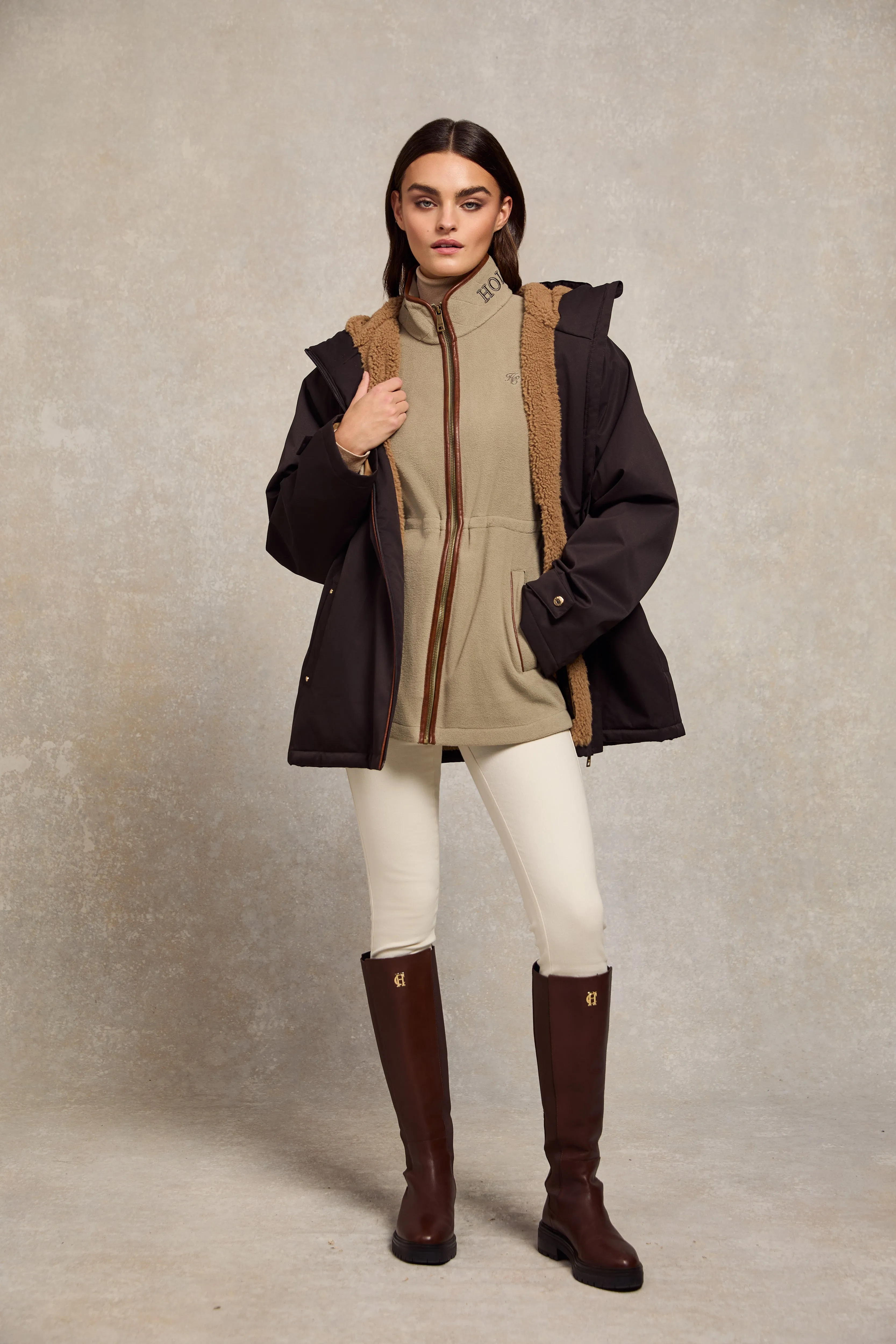 Country Longline Fleece (Sage) sold by Holland Cooper product image thumbnail 2