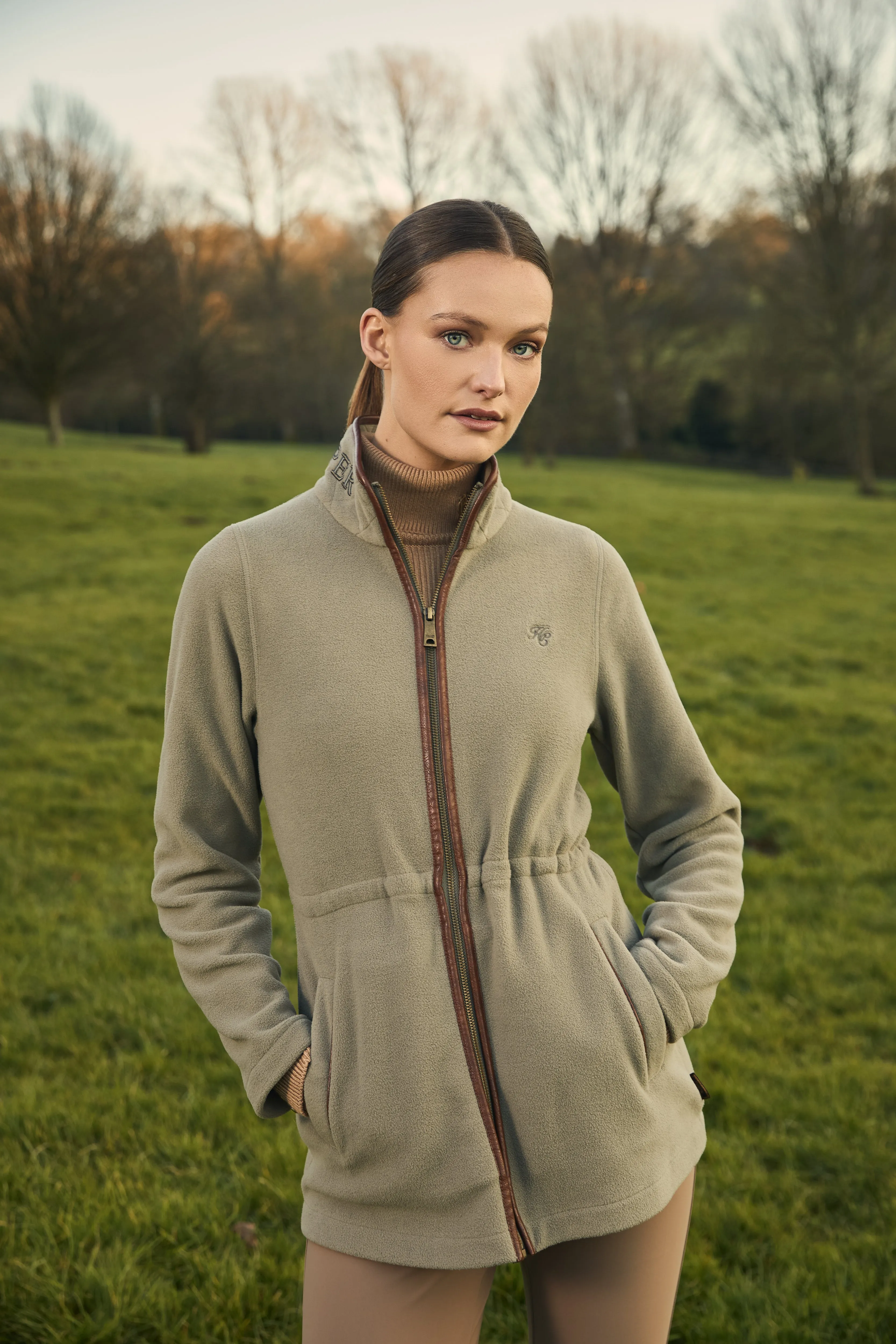 Country Longline Fleece (Sage) sold by Holland Cooper product image thumbnail 3