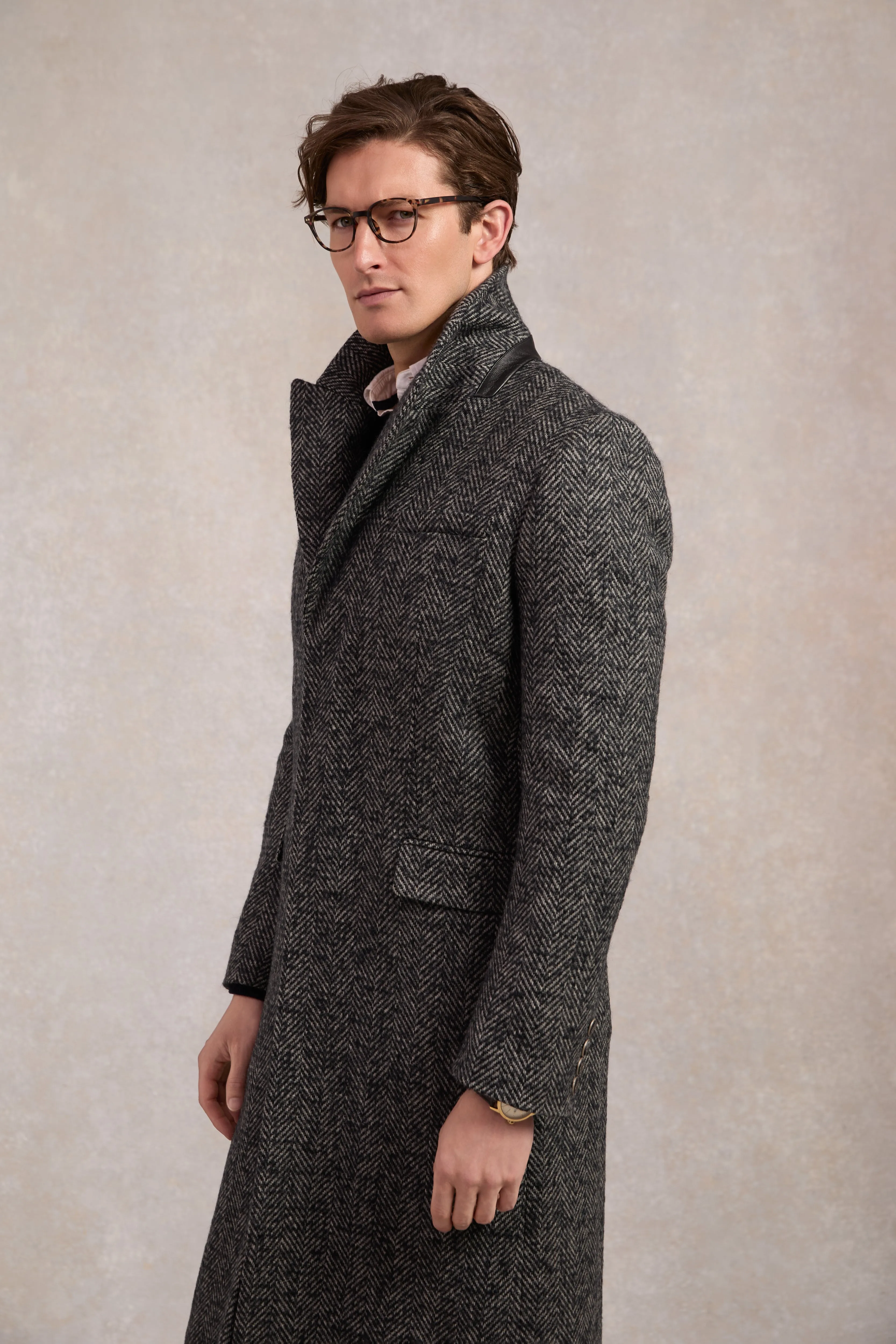 The Fairford Coat (Ebony Herringbone) sold by Holland Cooper product image thumbnail 2