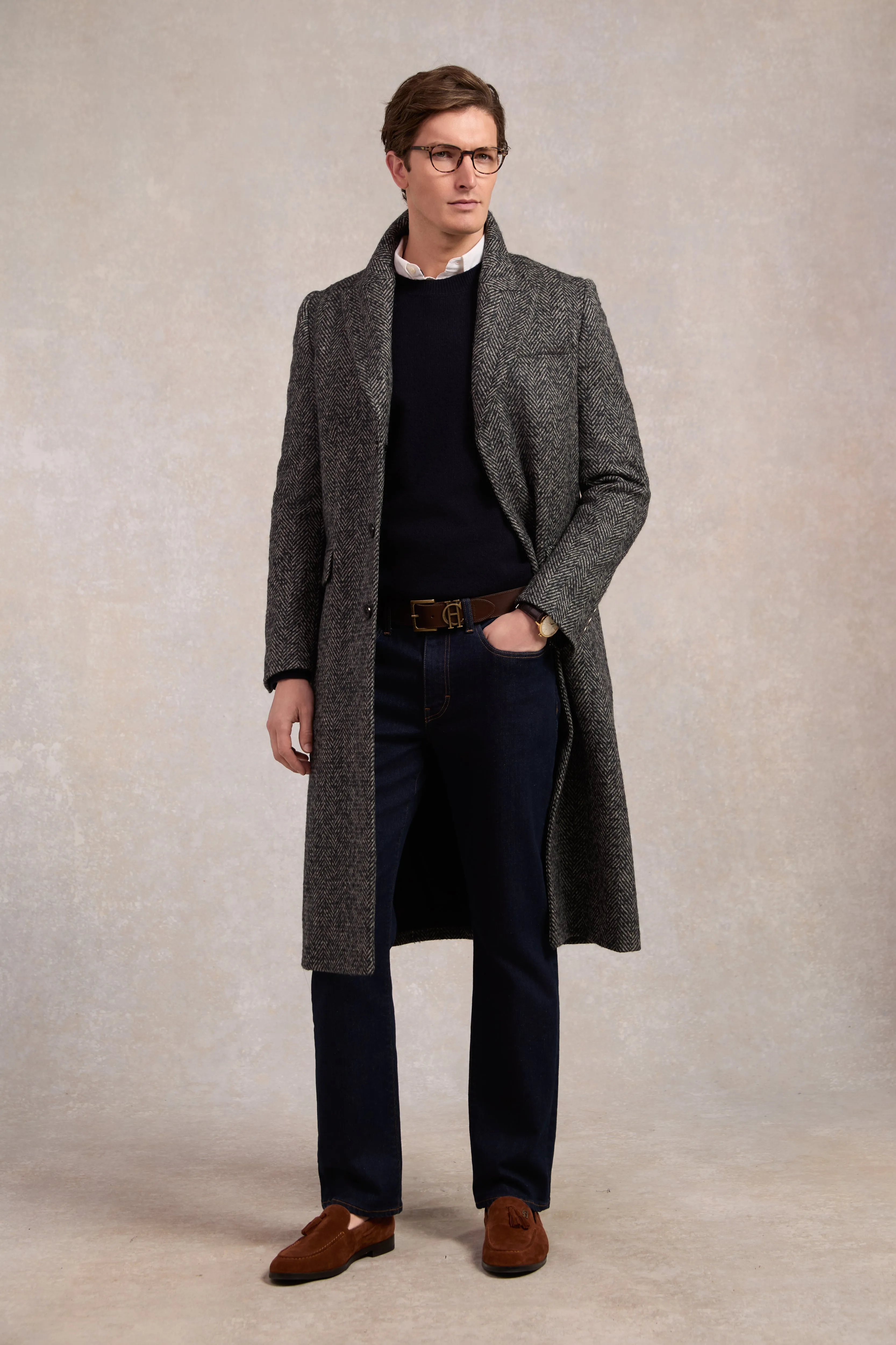 The Fairford Coat (Ebony Herringbone) sold by Holland Cooper product image thumbnail 3