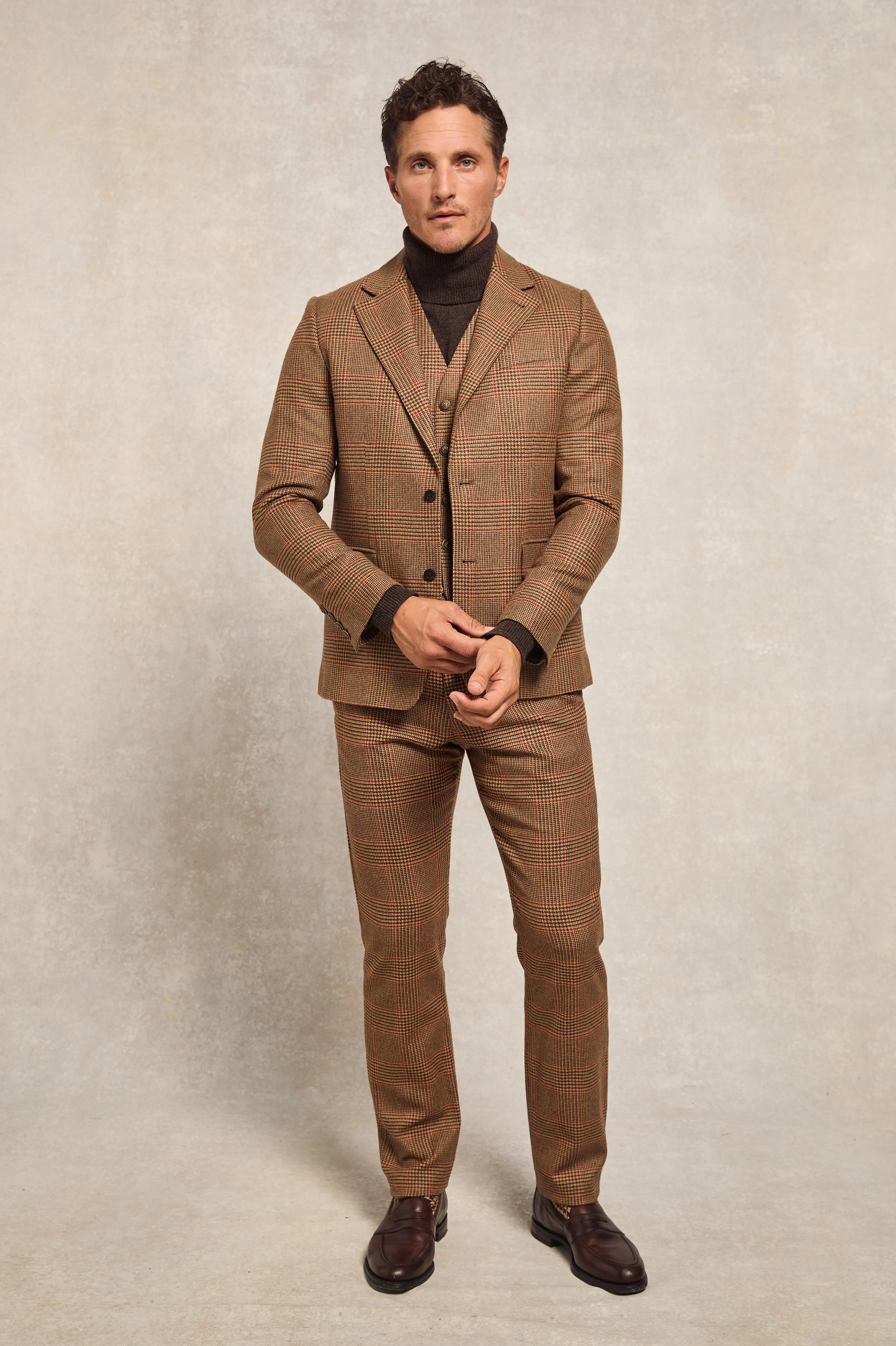 The Single Breasted Blazer (Clarence Check Merlot) sold by Holland Cooper product image thumbnail 3