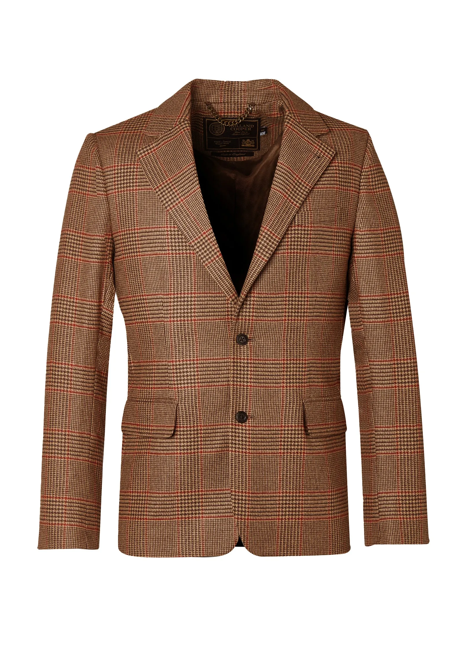 The Single Breasted Blazer (Clarence Check Merlot) sold by Holland Cooper product image thumbnail 4