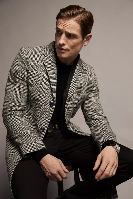 The Cheltenham Coat (Prince of Wales Mono) sold by Holland Cooper