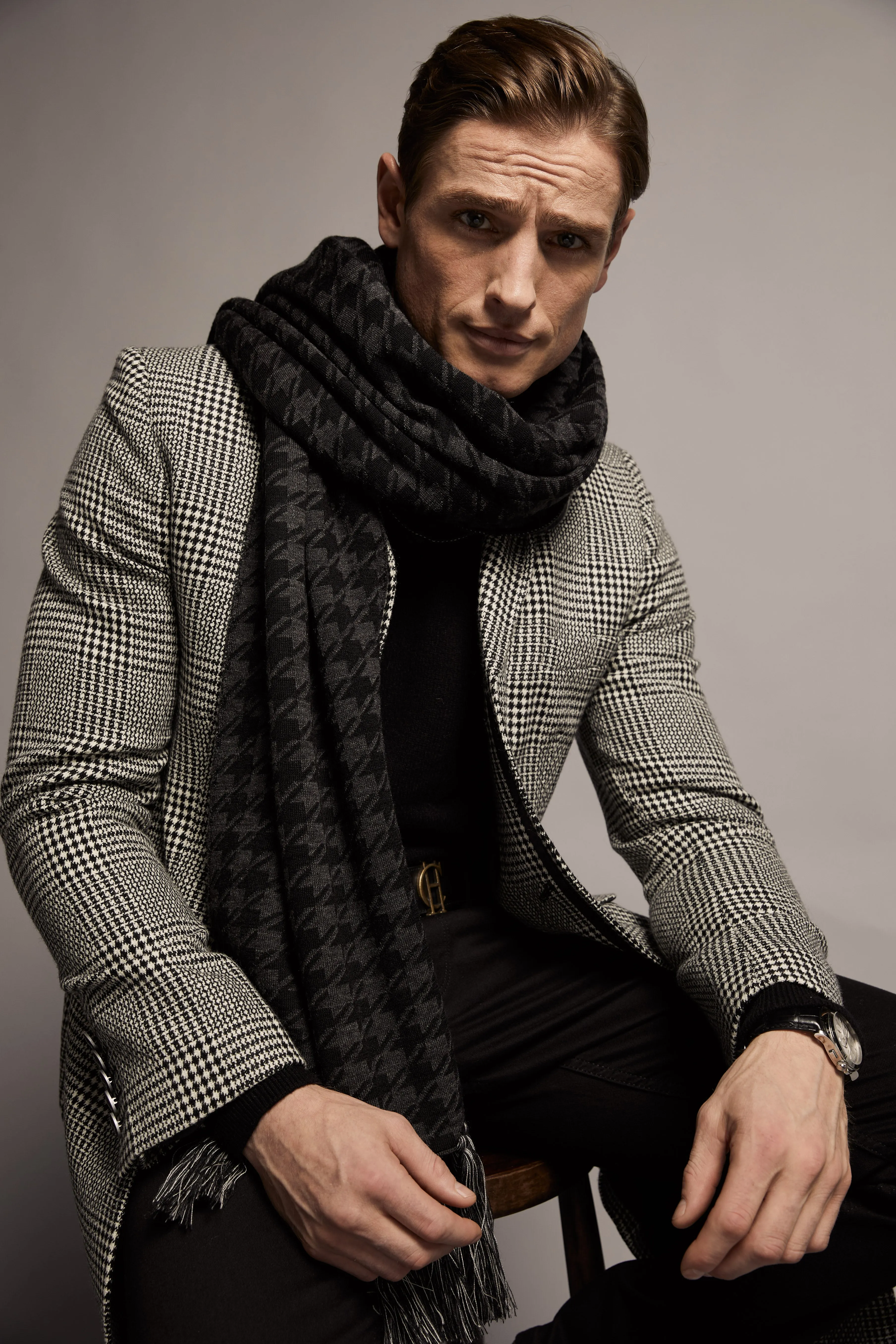 The Cheltenham Coat (Prince of Wales Mono) sold by Holland Cooper product image thumbnail 2