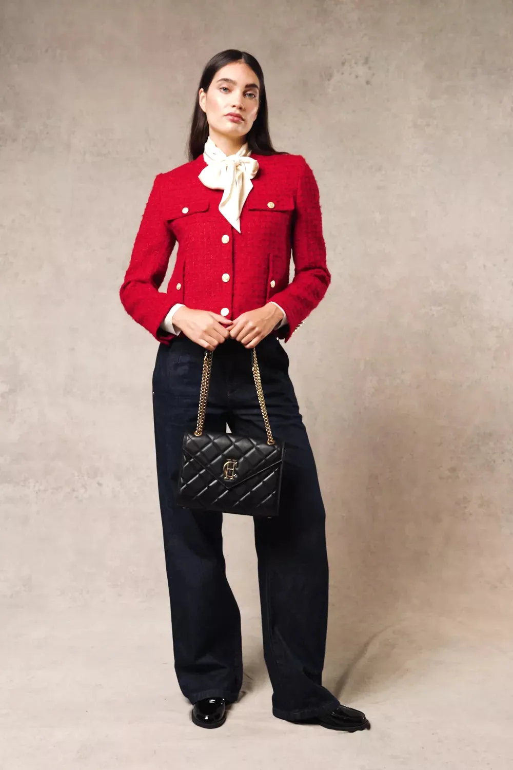 Chelsea Jacket (Red Boucle) sold by Holland Cooper product image thumbnail 5