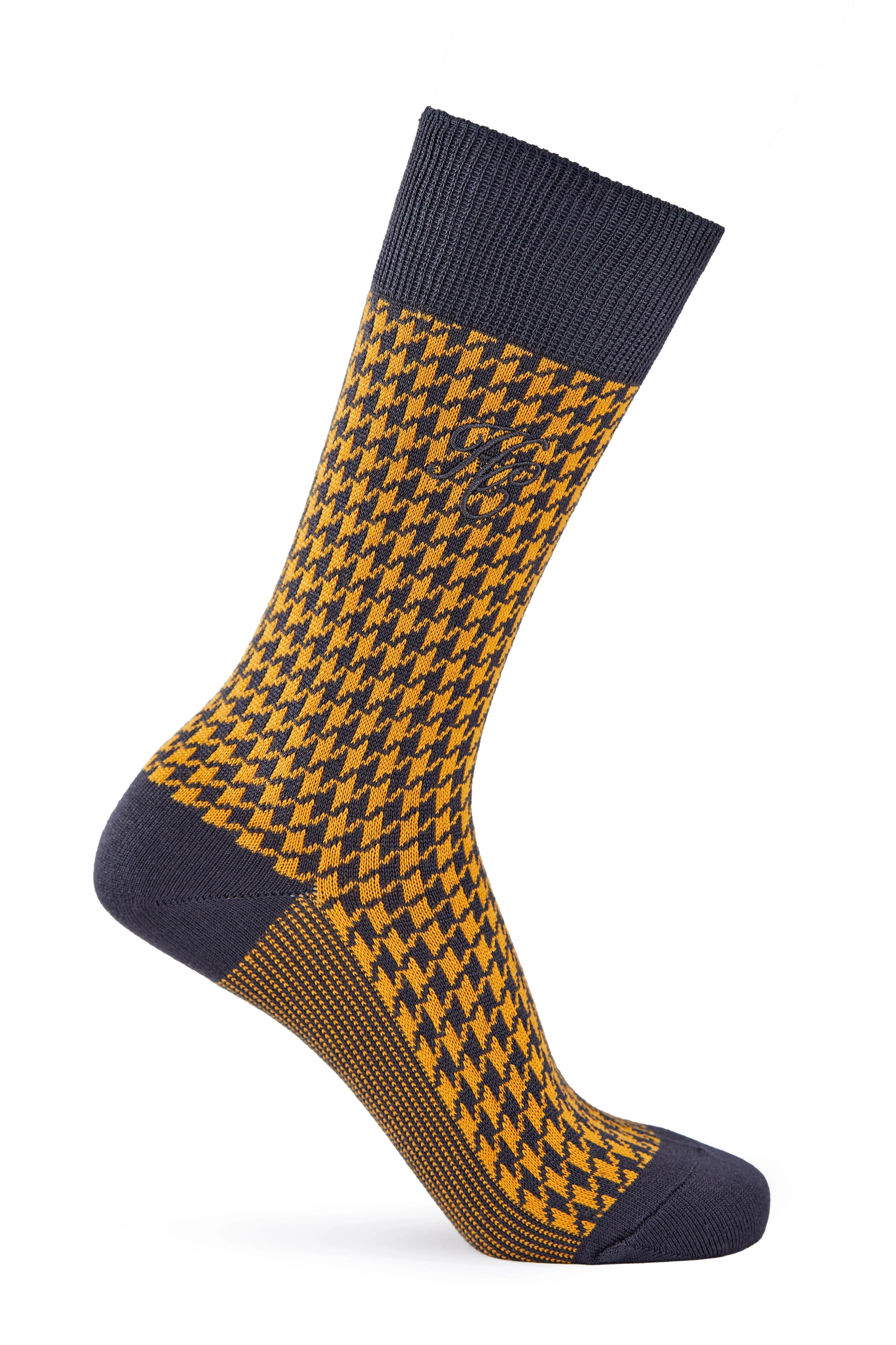 Men's Sock Gift Box (Chocolate Houndstooth Set) sold by Holland Cooper product image thumbnail 3