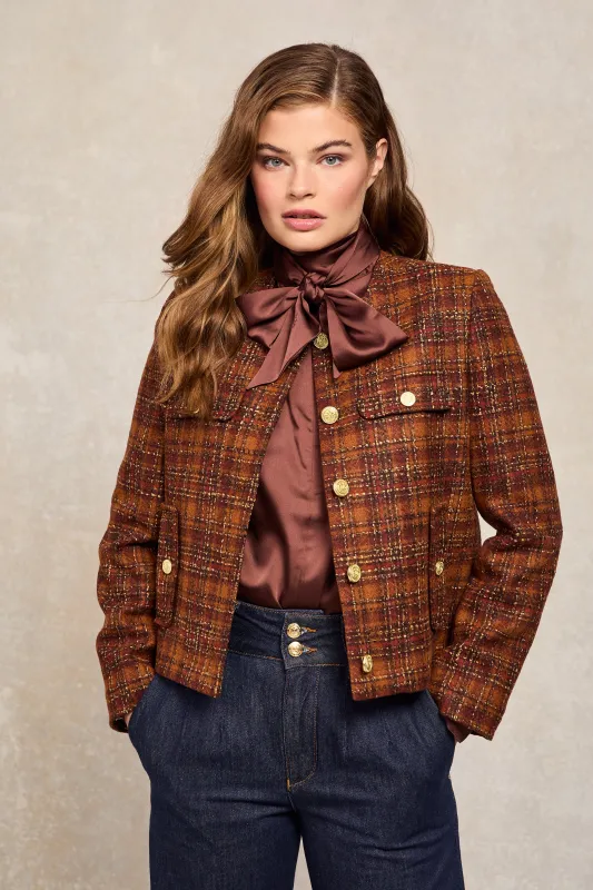Chelsea Jacket (Amber Tweed) made by Holland Cooper