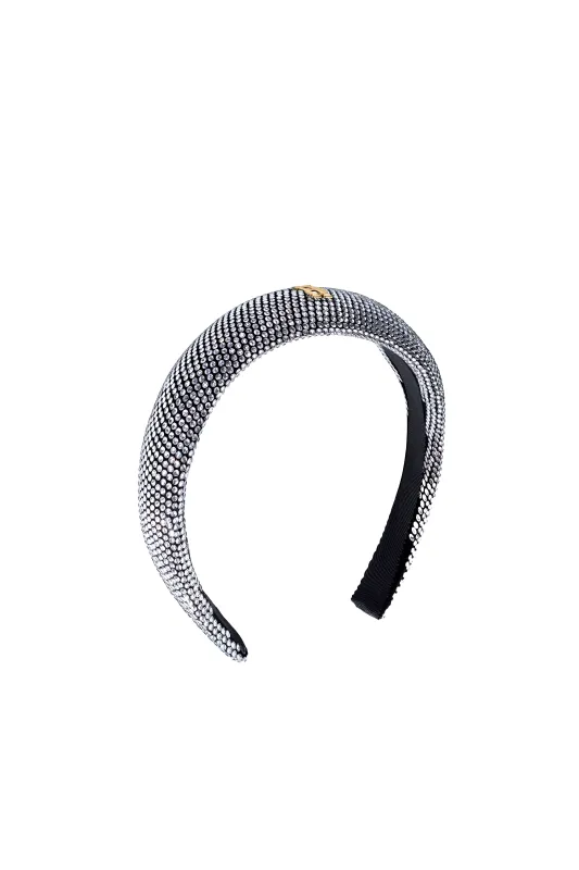 Narrow Headband (Silver Crystal) made by Holland Cooper
