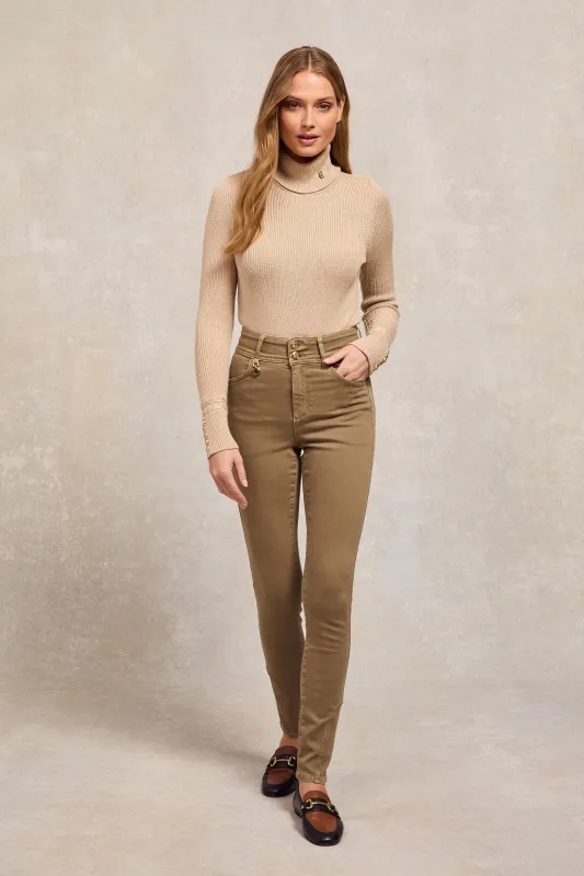 Jodhpur Jean (Washed Khaki) made by Holland Cooper