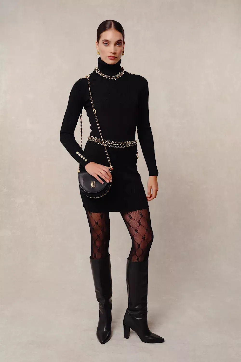 Kensington Mini Dress (Black) sold by Holland Cooper product image thumbnail 5