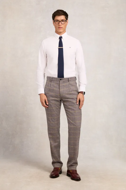 The Classic Trouser (Prince of Wales Navy) sold by Holland Cooper