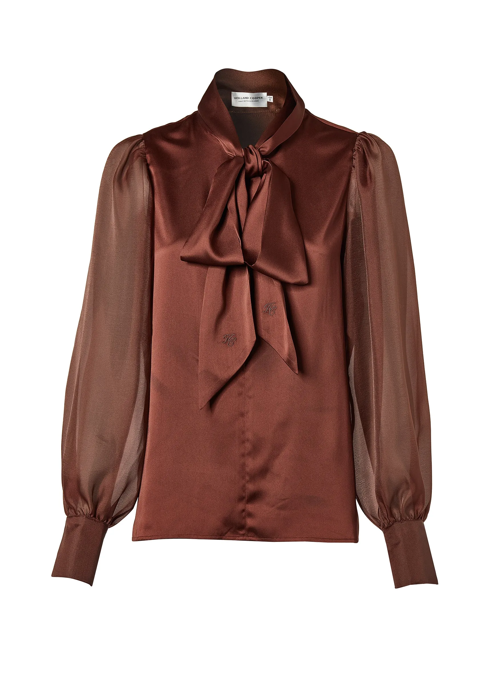 Ariella Blouse (Chocolate) sold by Holland Cooper product image thumbnail 4
