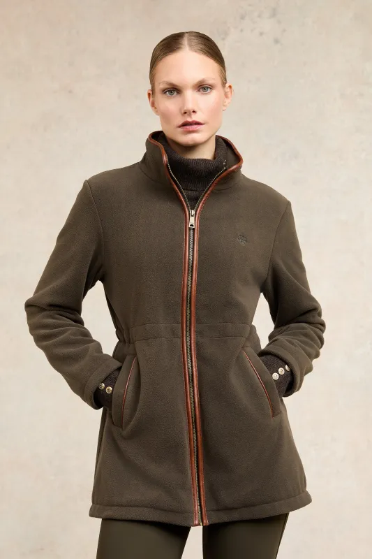 Country Longline Fleece (Khaki) made by Holland Cooper
