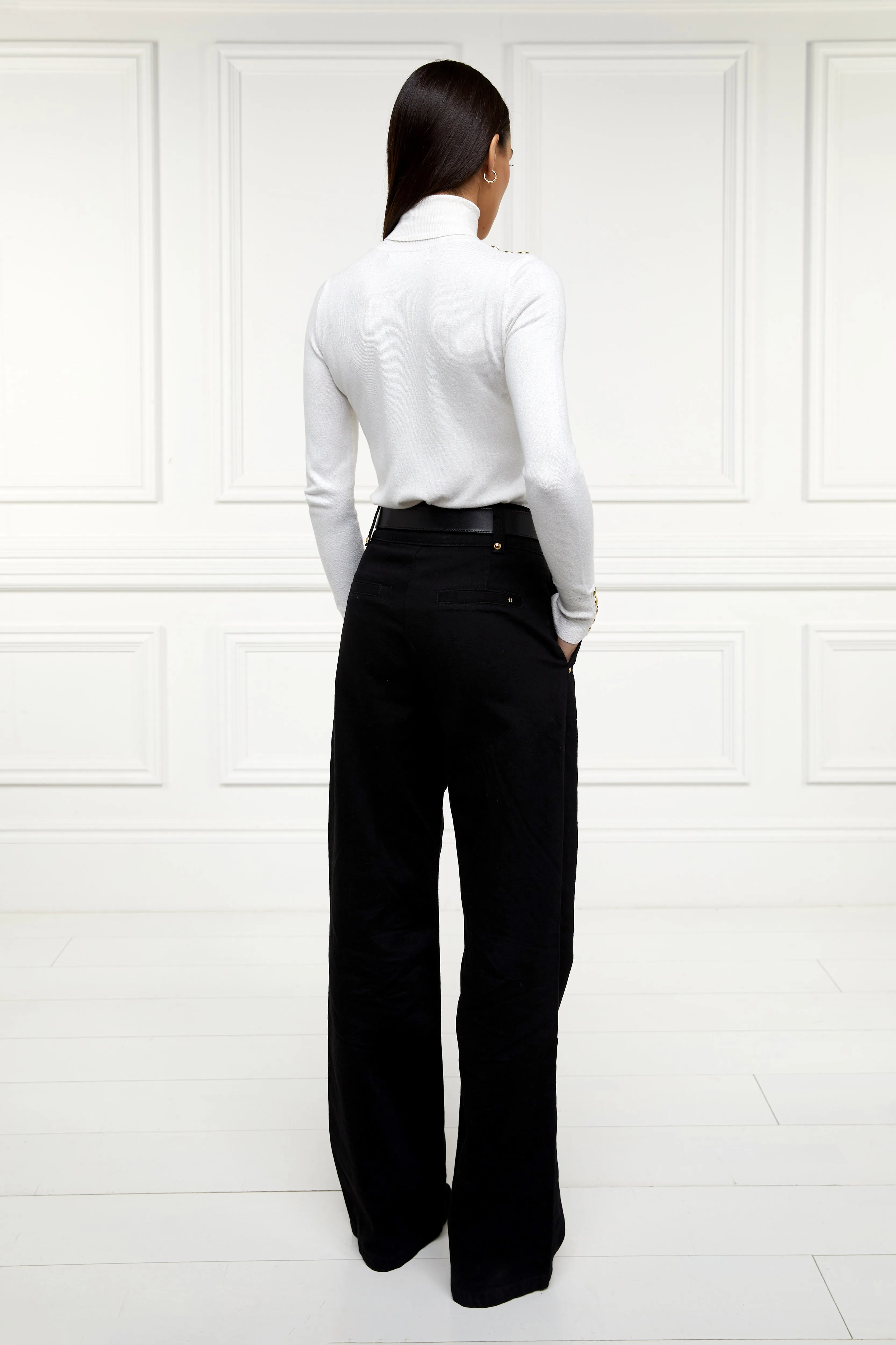Tailored Wide Leg Jean (Black) sold by Holland Cooper product image thumbnail 5