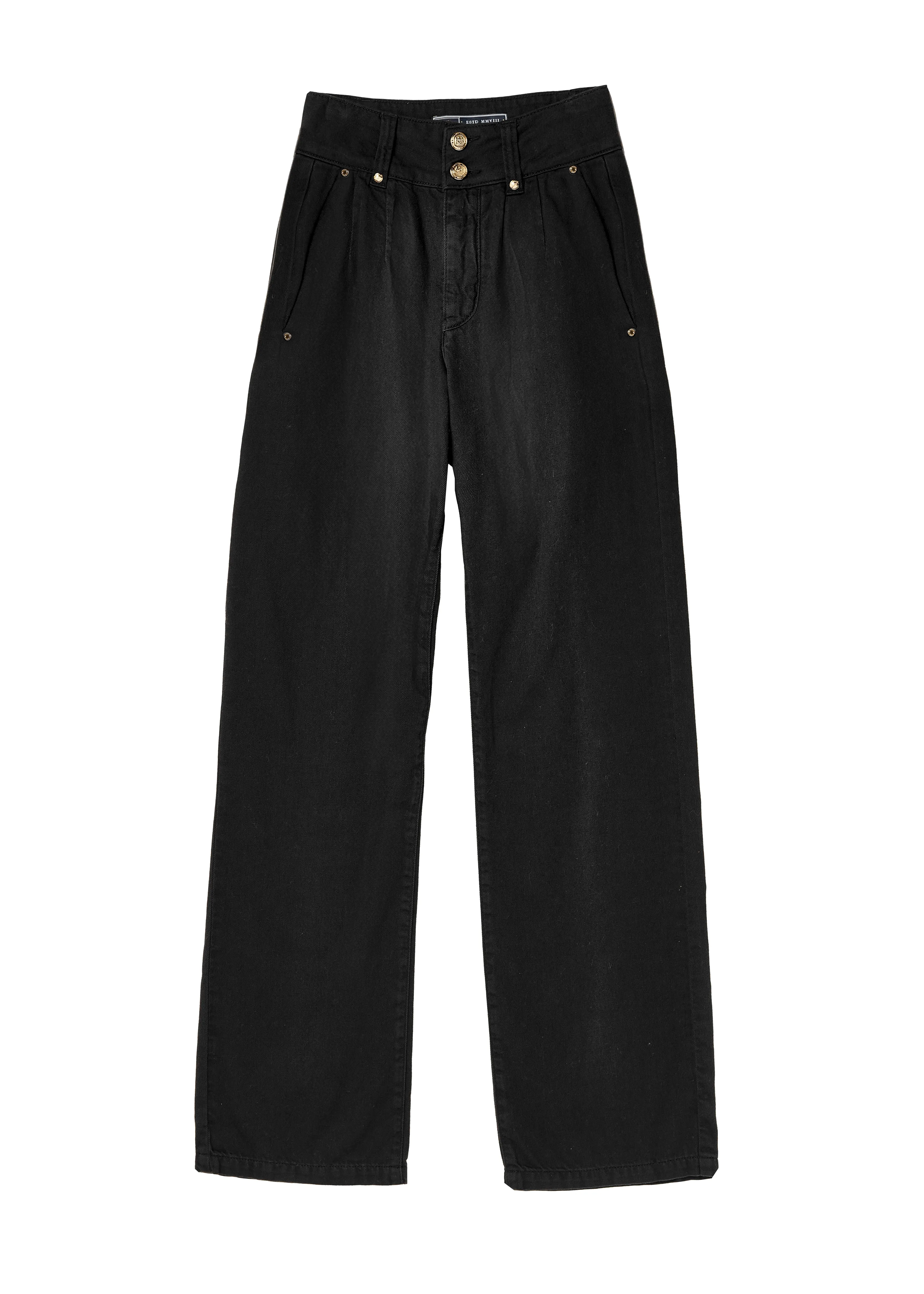Tailored Wide Leg Jean (Black) sold by Holland Cooper product image thumbnail 4