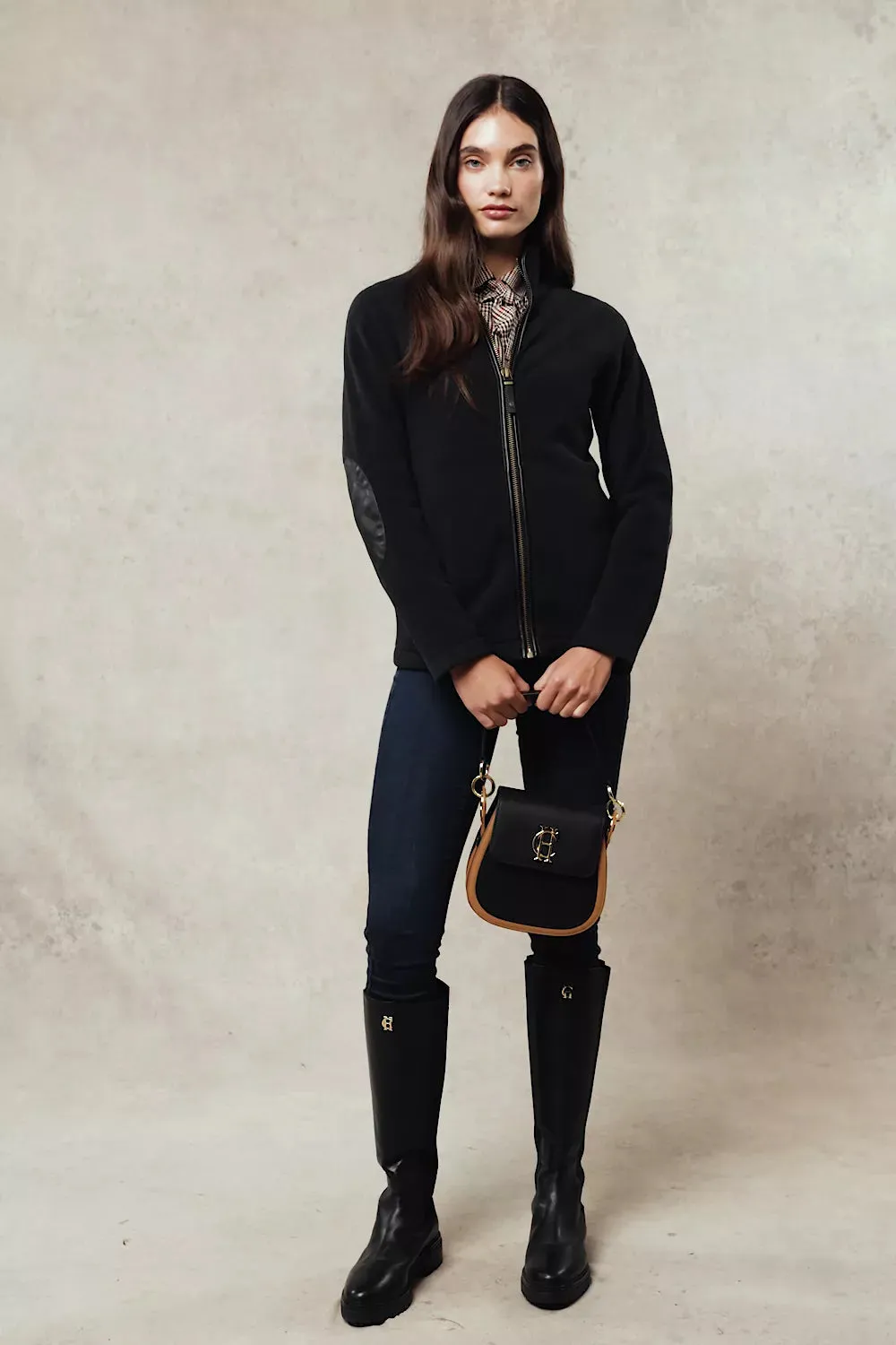 Country Fleece Jacket (Black) sold by Holland Cooper product image thumbnail 5