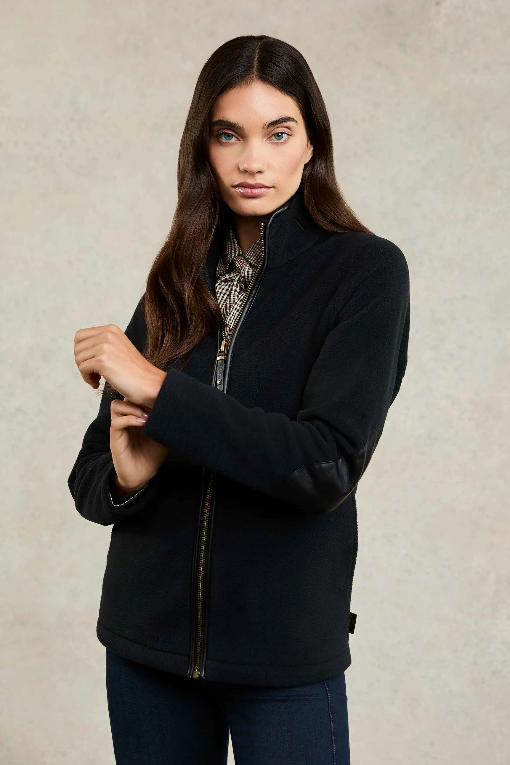 Country Fleece Jacket (Black) sold by Holland Cooper product image thumbnail 2