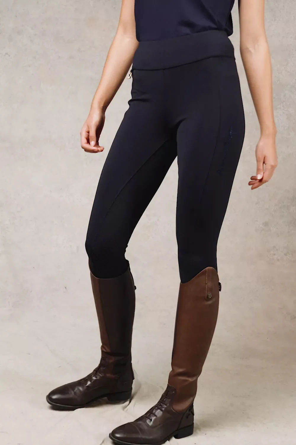 Contour Thermal Full Grip Legging (Ink Navy) sold by Holland Cooper product image thumbnail 5