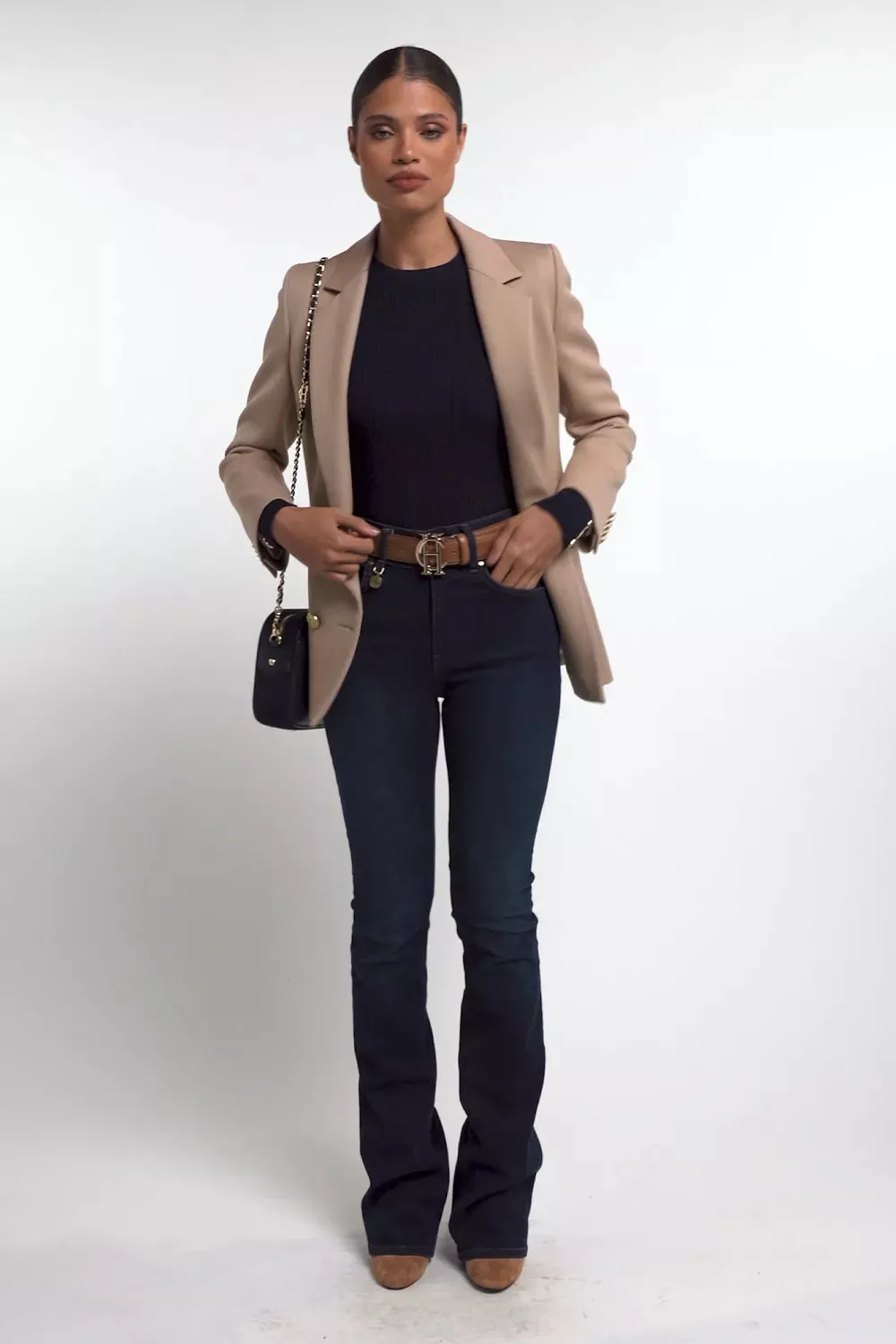 Princeton Crew Neck Knit (Ink Navy) sold by Holland Cooper product image thumbnail 5