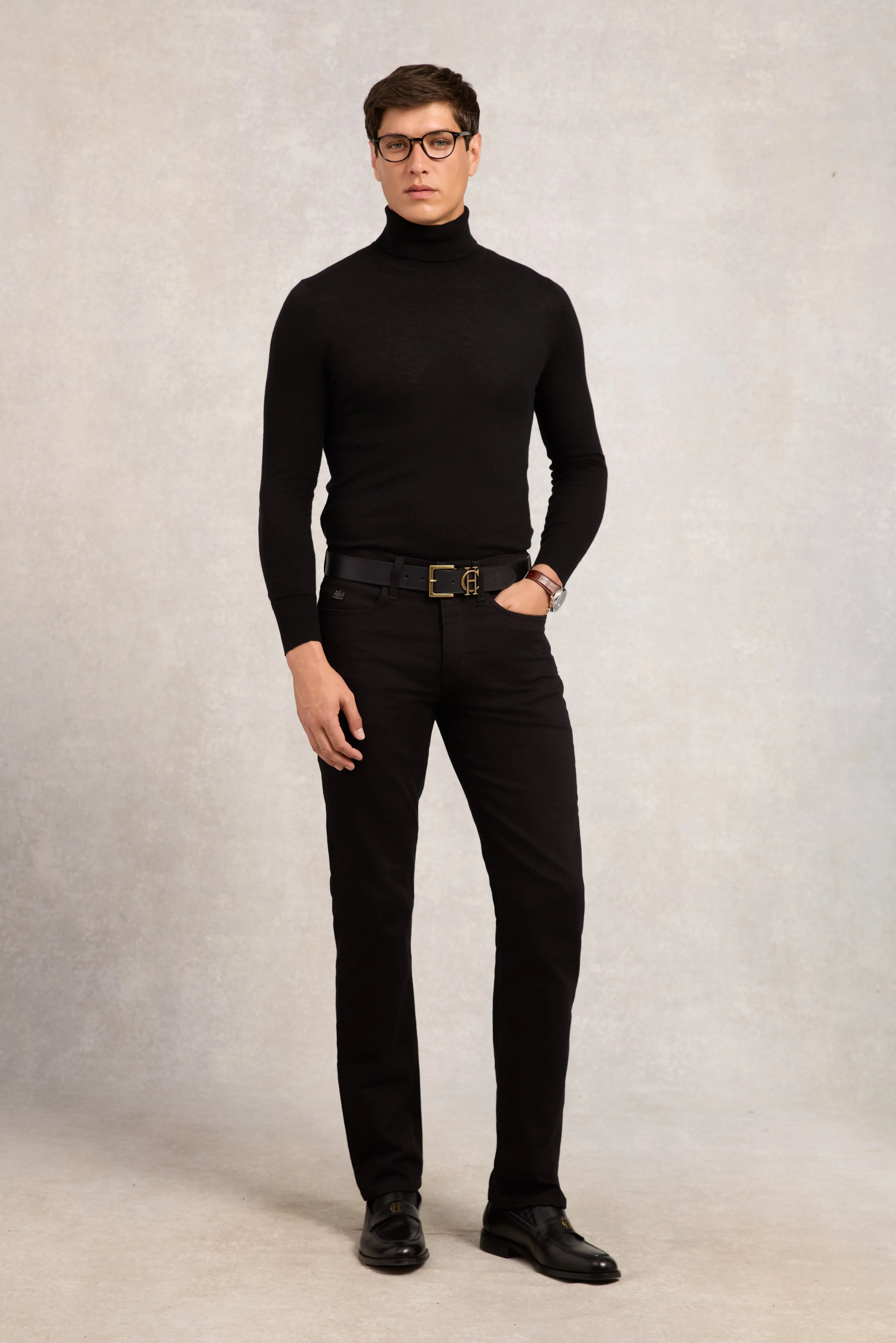 Classic Straight Jean (Black) sold by Holland Cooper