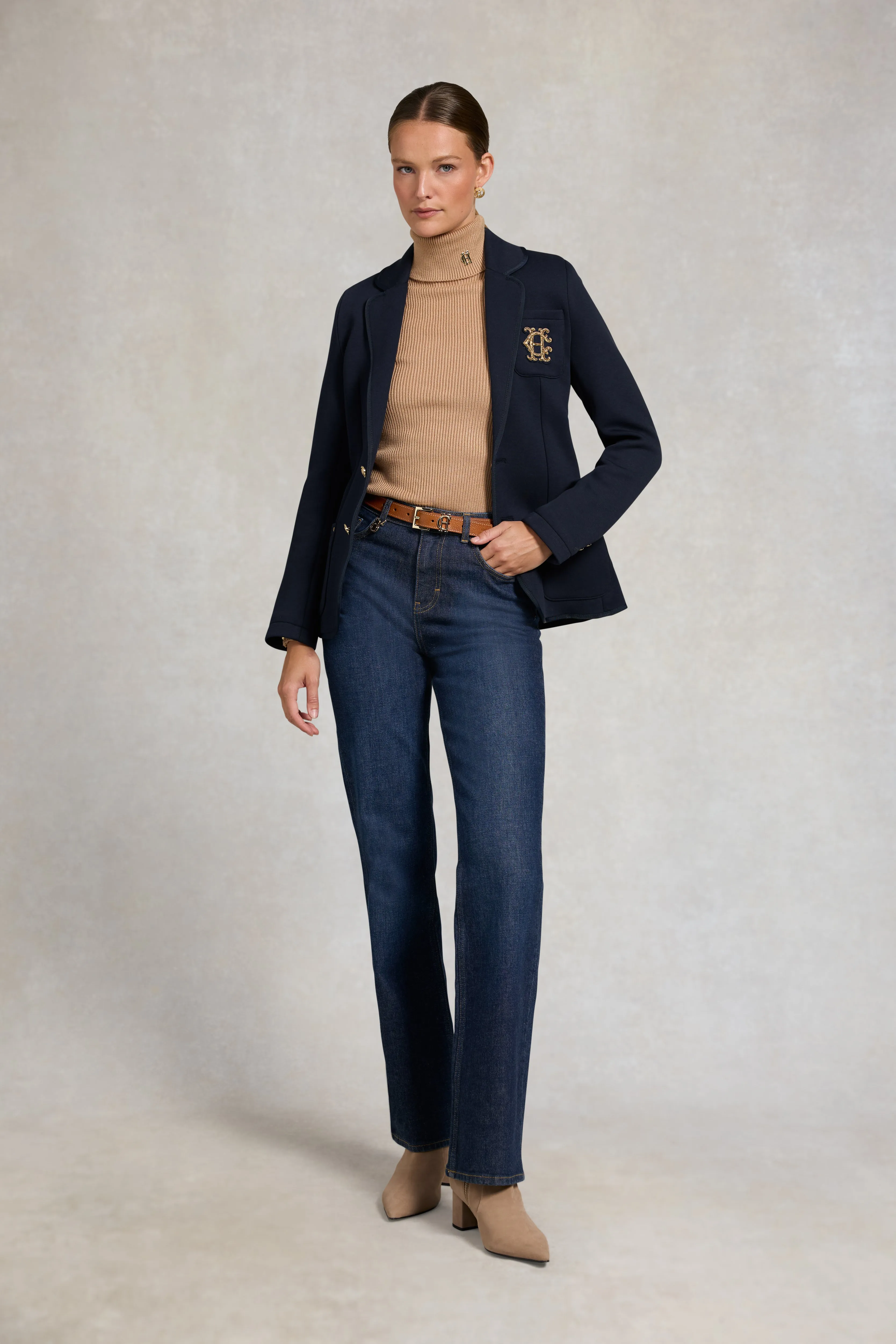 Henley Blazer (Navy Navy) sold by Holland Cooper product image thumbnail 4