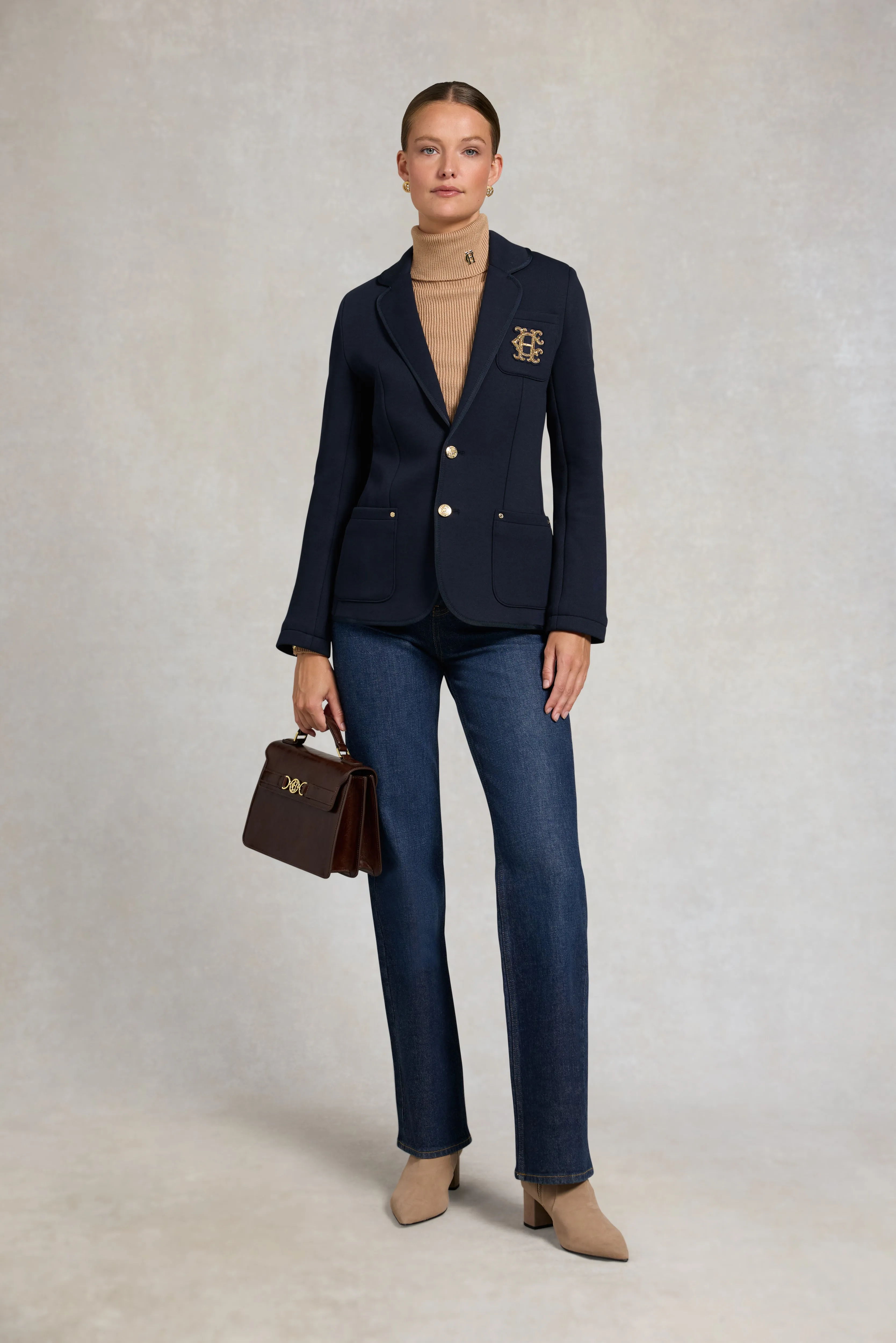 Henley Blazer (Navy Navy) sold by Holland Cooper product image thumbnail 3