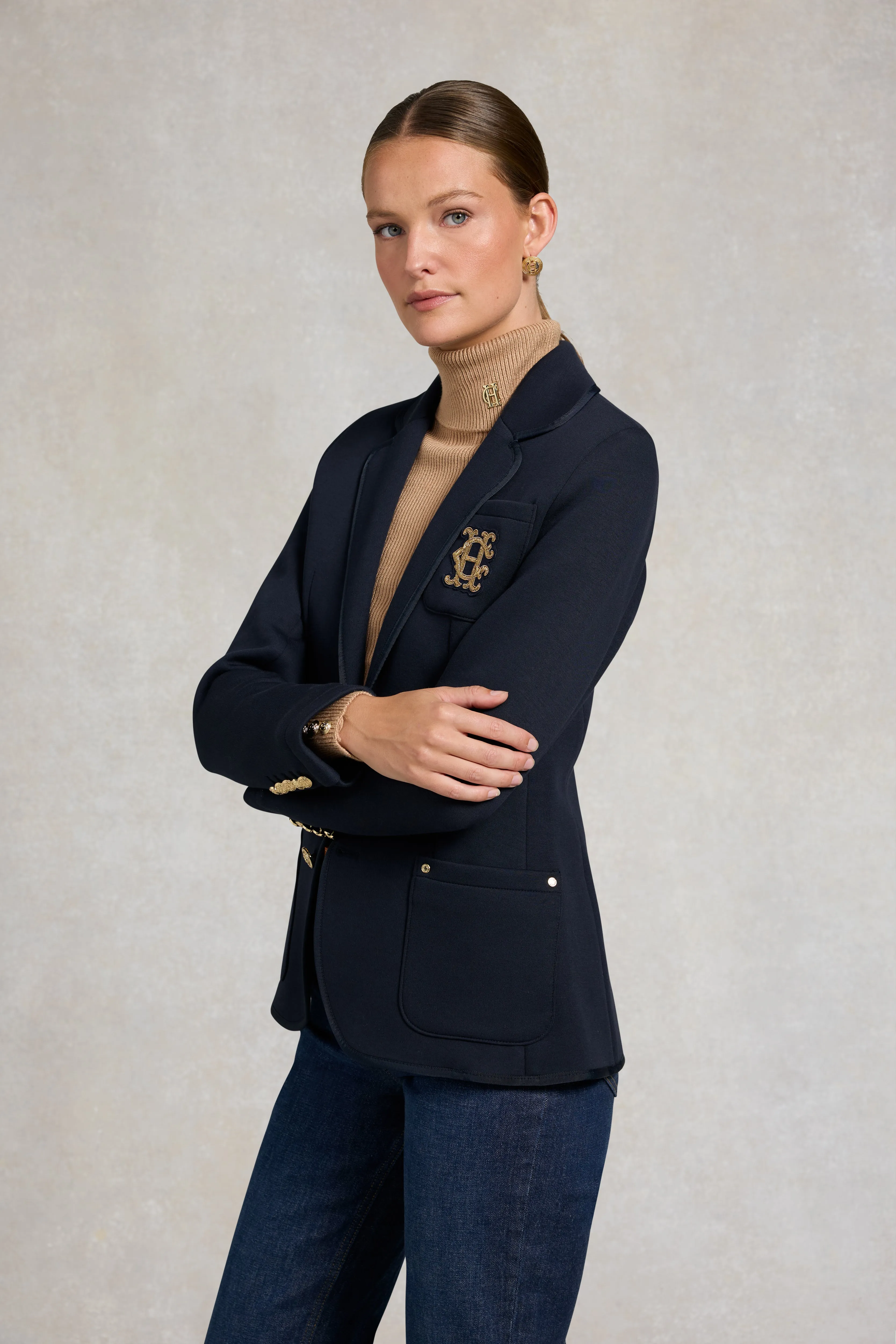 Henley Blazer (Navy Navy) sold by Holland Cooper product image thumbnail 2