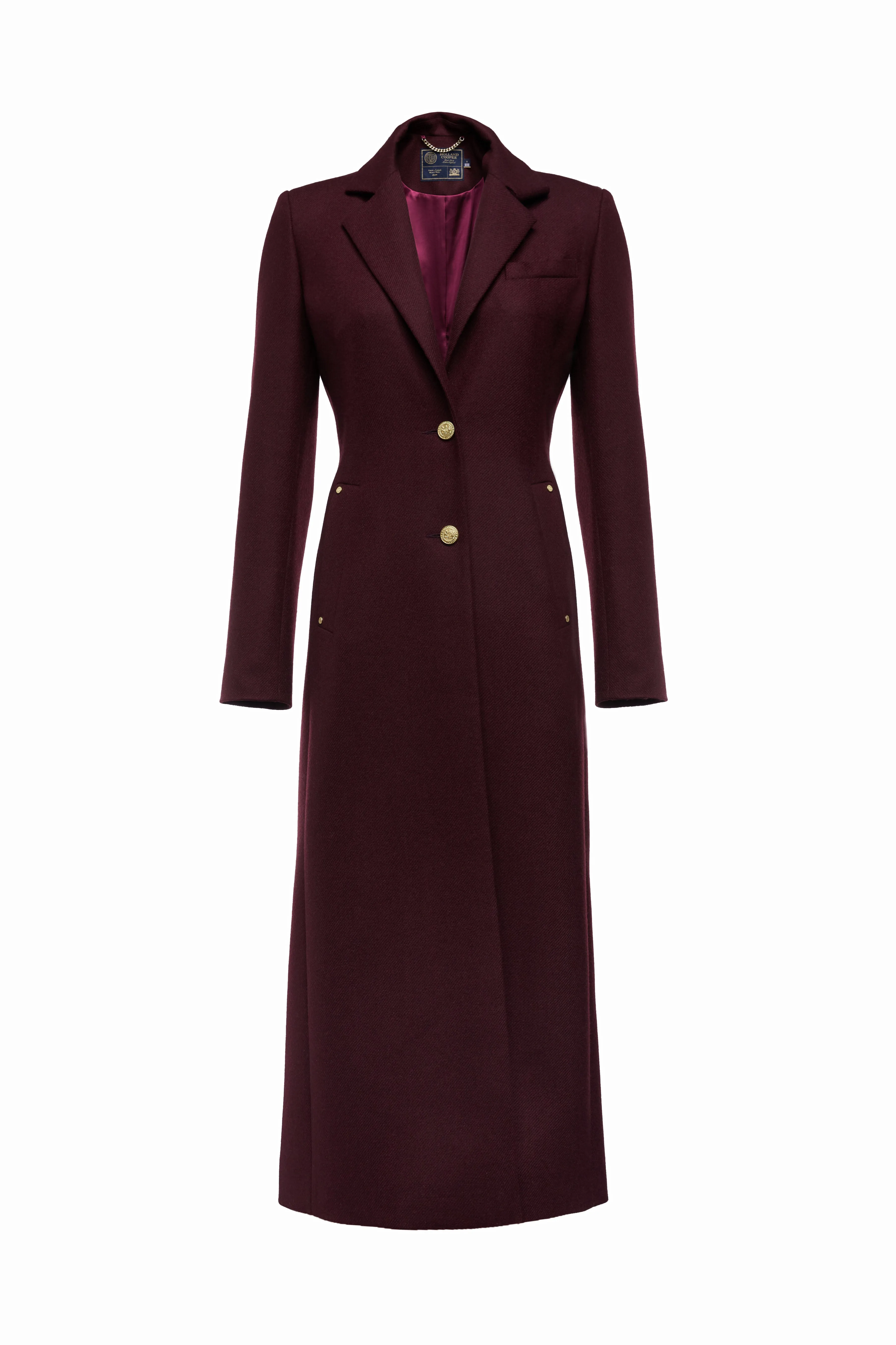 Full Length Regency Coat (Mulberry) sold by Holland Cooper product image thumbnail 4