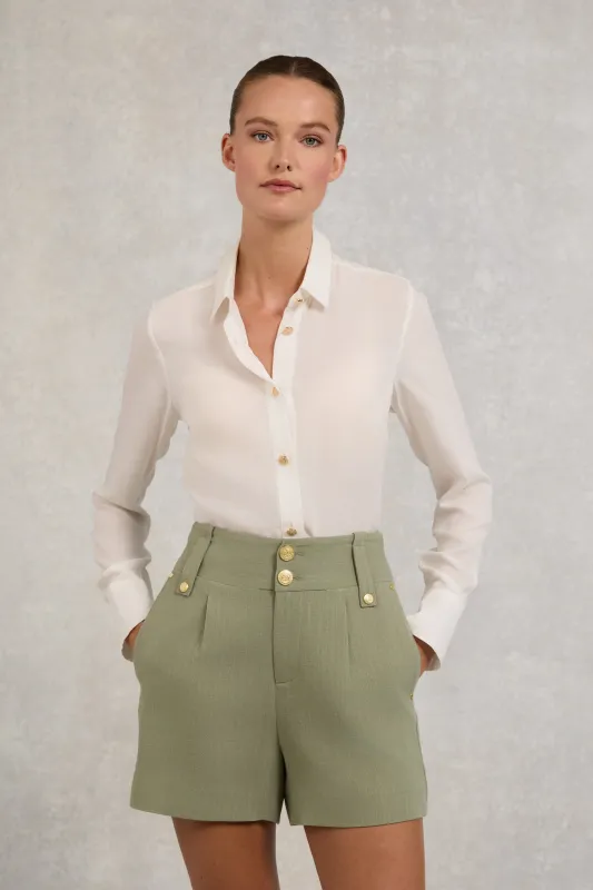 Tailored Short (Sage Linen) made by Holland Cooper
