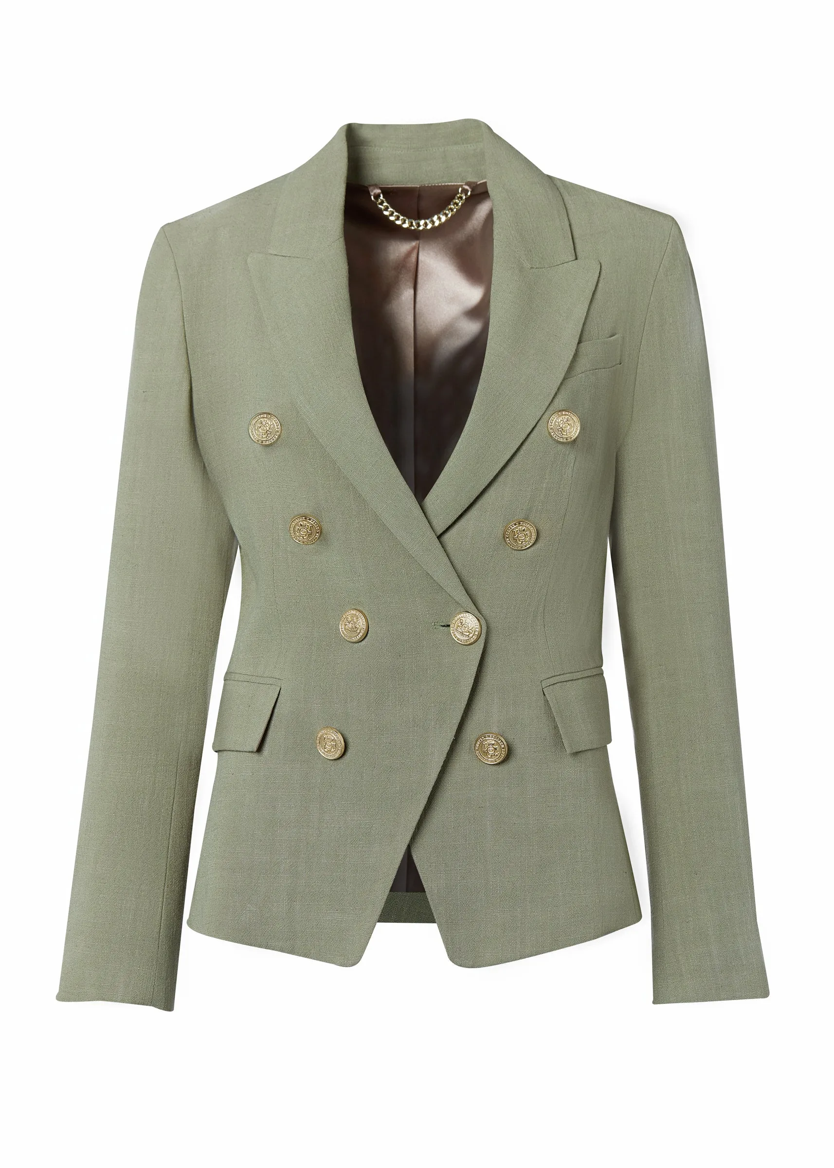 Knightsbridge Blazer (Sage Linen) sold by Holland Cooper product image thumbnail 4