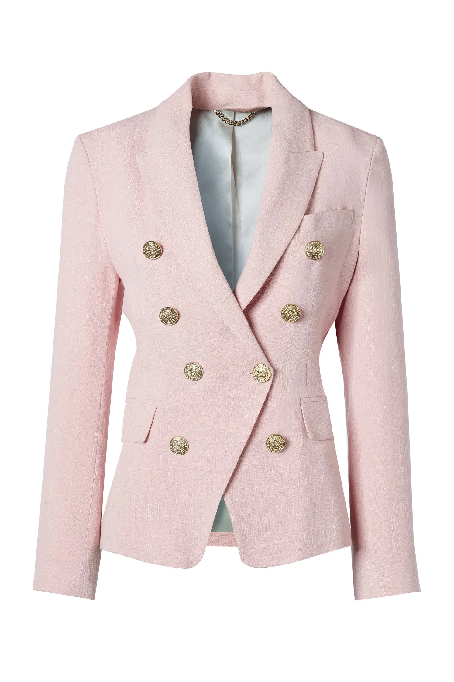 Knightsbridge Blazer (Pink Linen) sold by Holland Cooper product image thumbnail 4