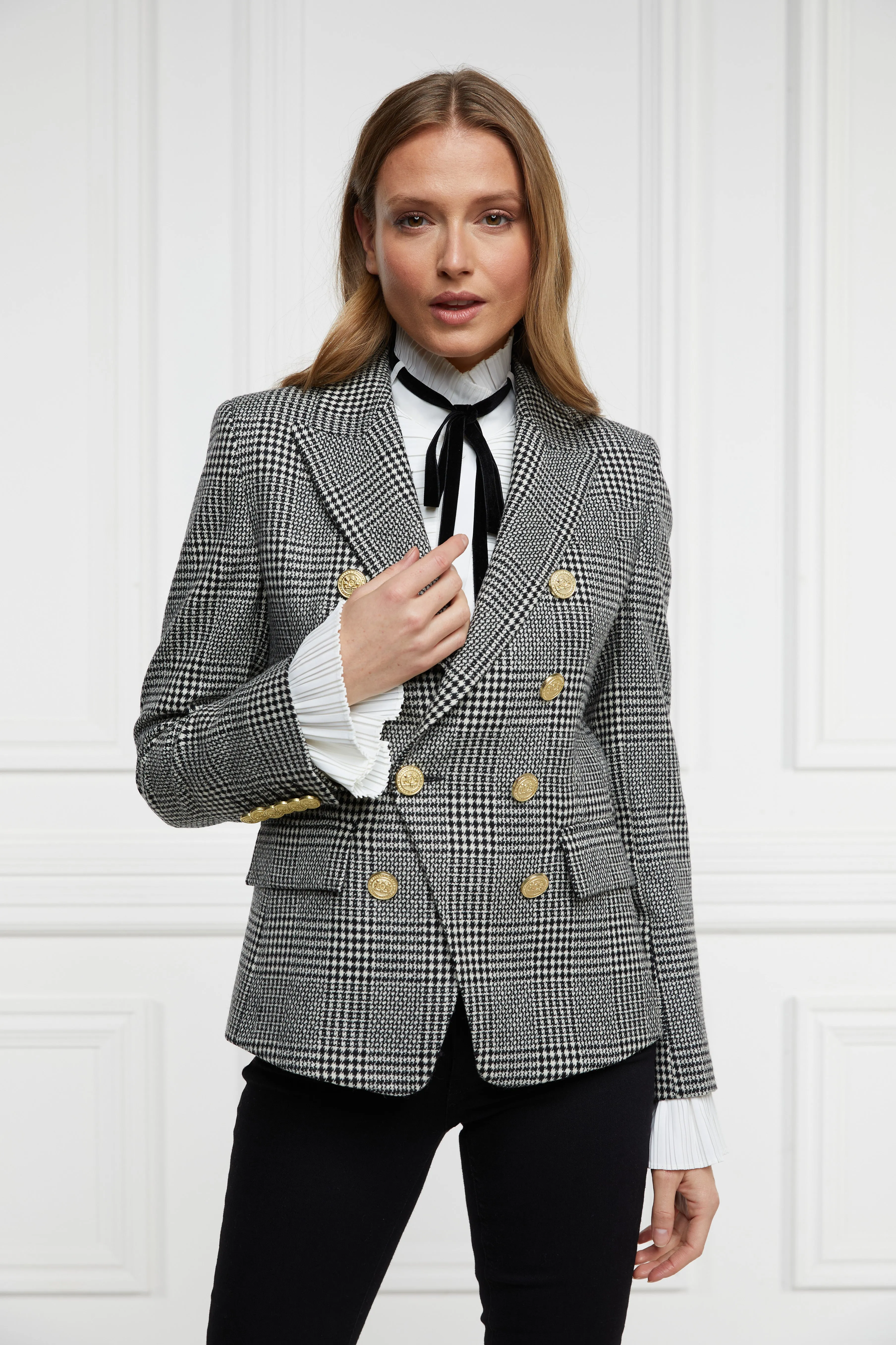 Knightsbridge Blazer (Prince of Wales Mono) sold by Holland Cooper