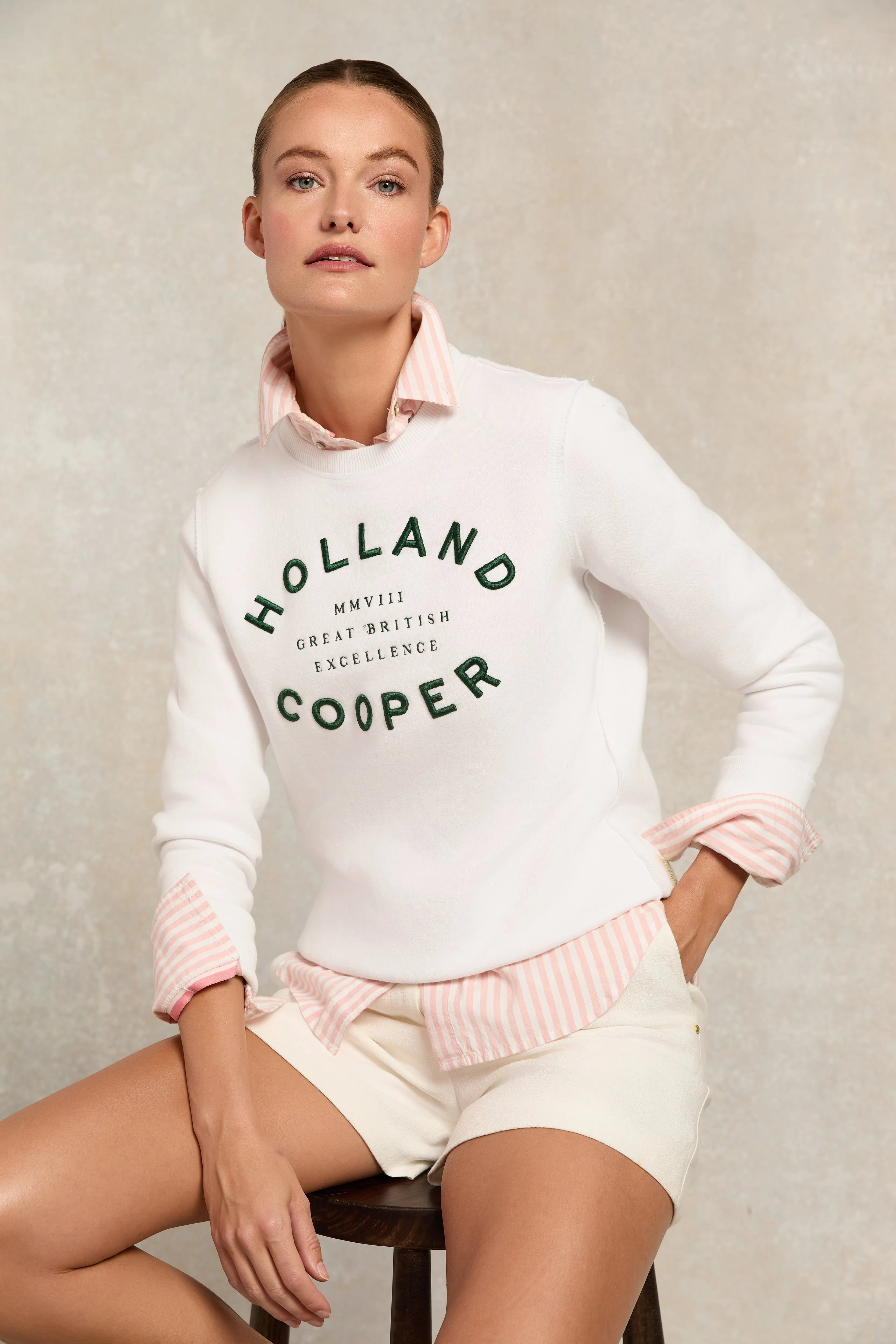 Varsity Crew (White) sold by Holland Cooper product image thumbnail 2