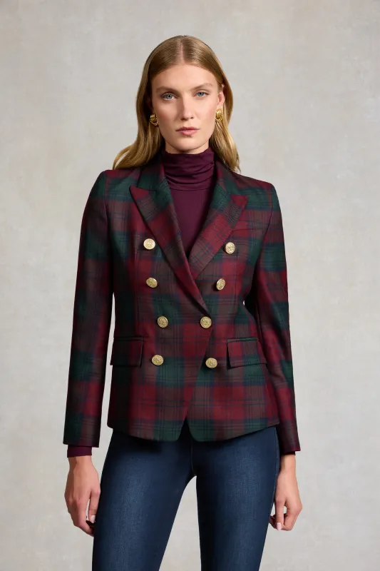Knightsbridge Blazer (Mulberry Tartan) made by Holland Cooper