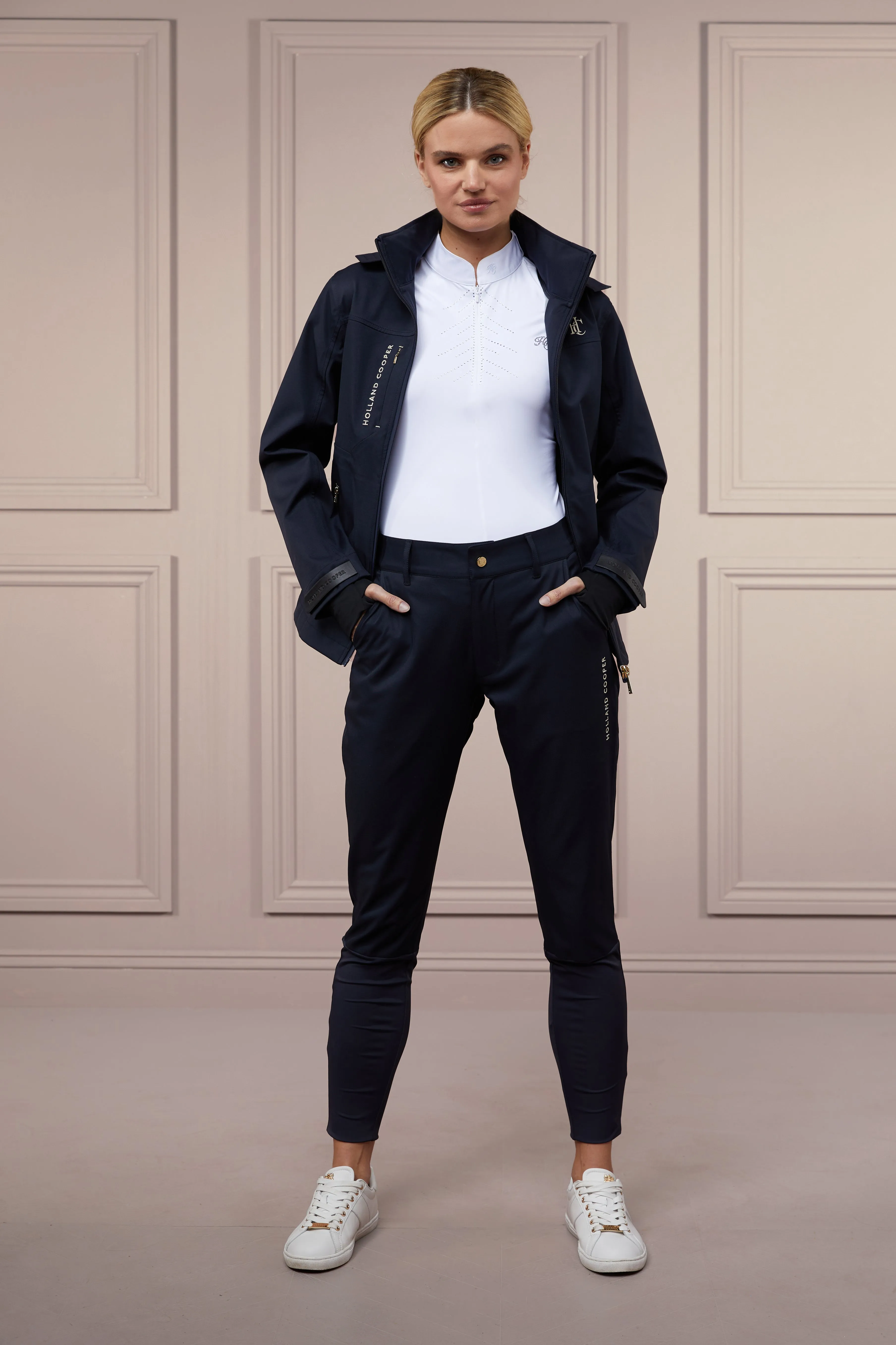 Riding Shell Trousers (Ink Navy) sold by Holland Cooper