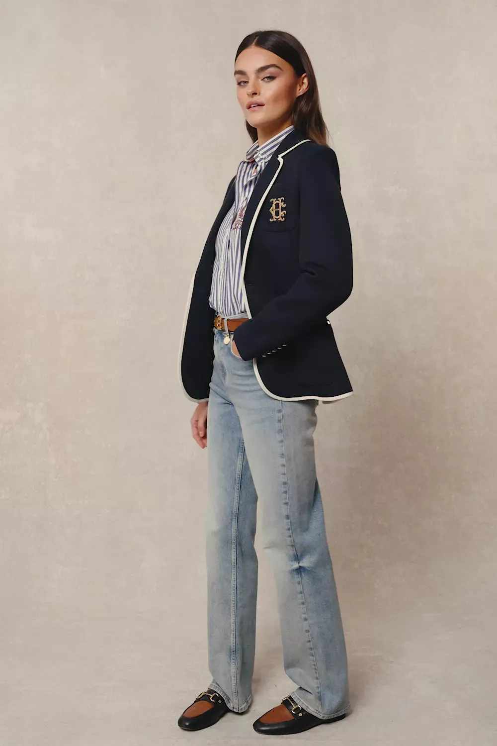 Henley Blazer (Ink Navy) sold by Holland Cooper product image thumbnail 5