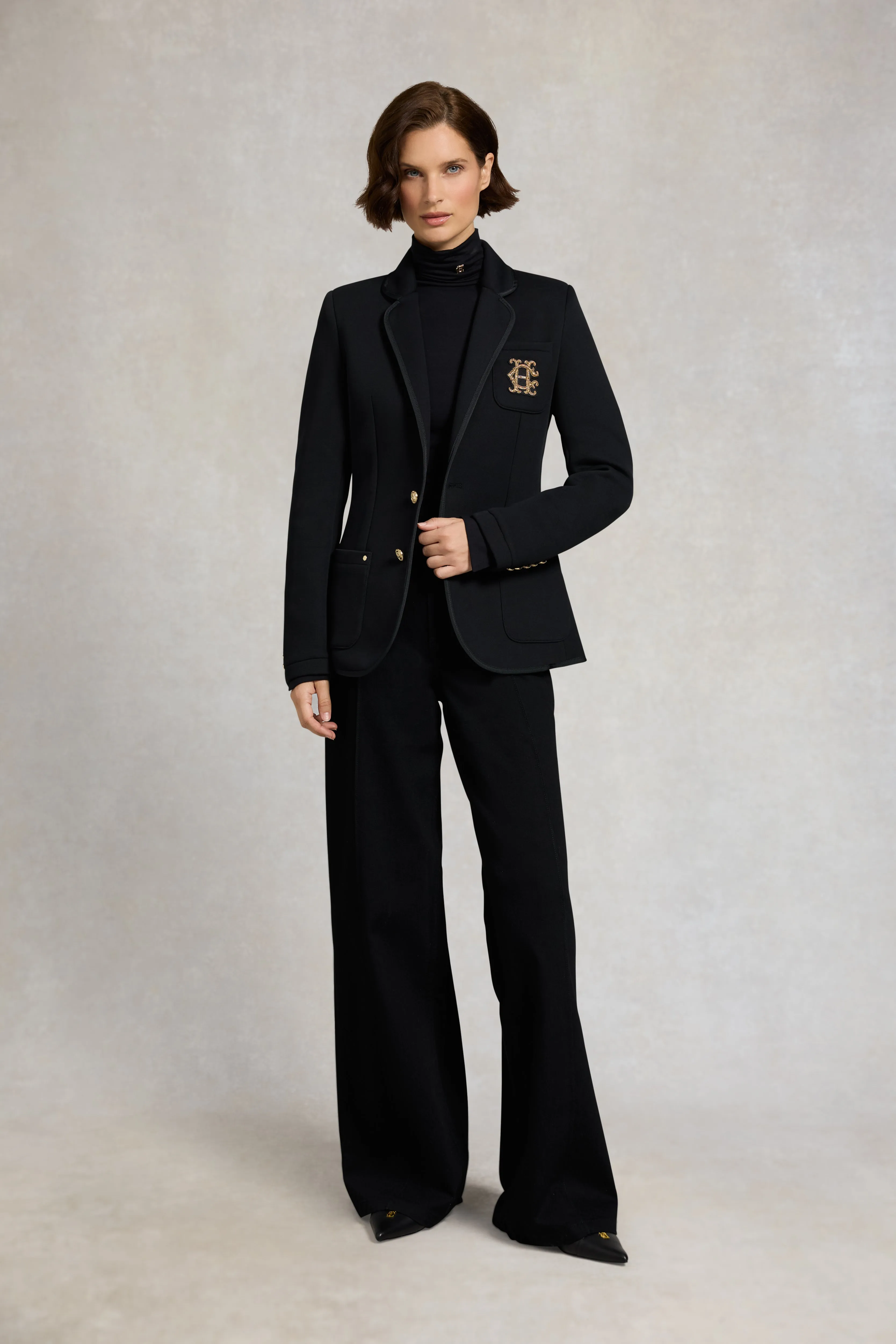 Henley Blazer (Black Black) sold by Holland Cooper product image thumbnail 4