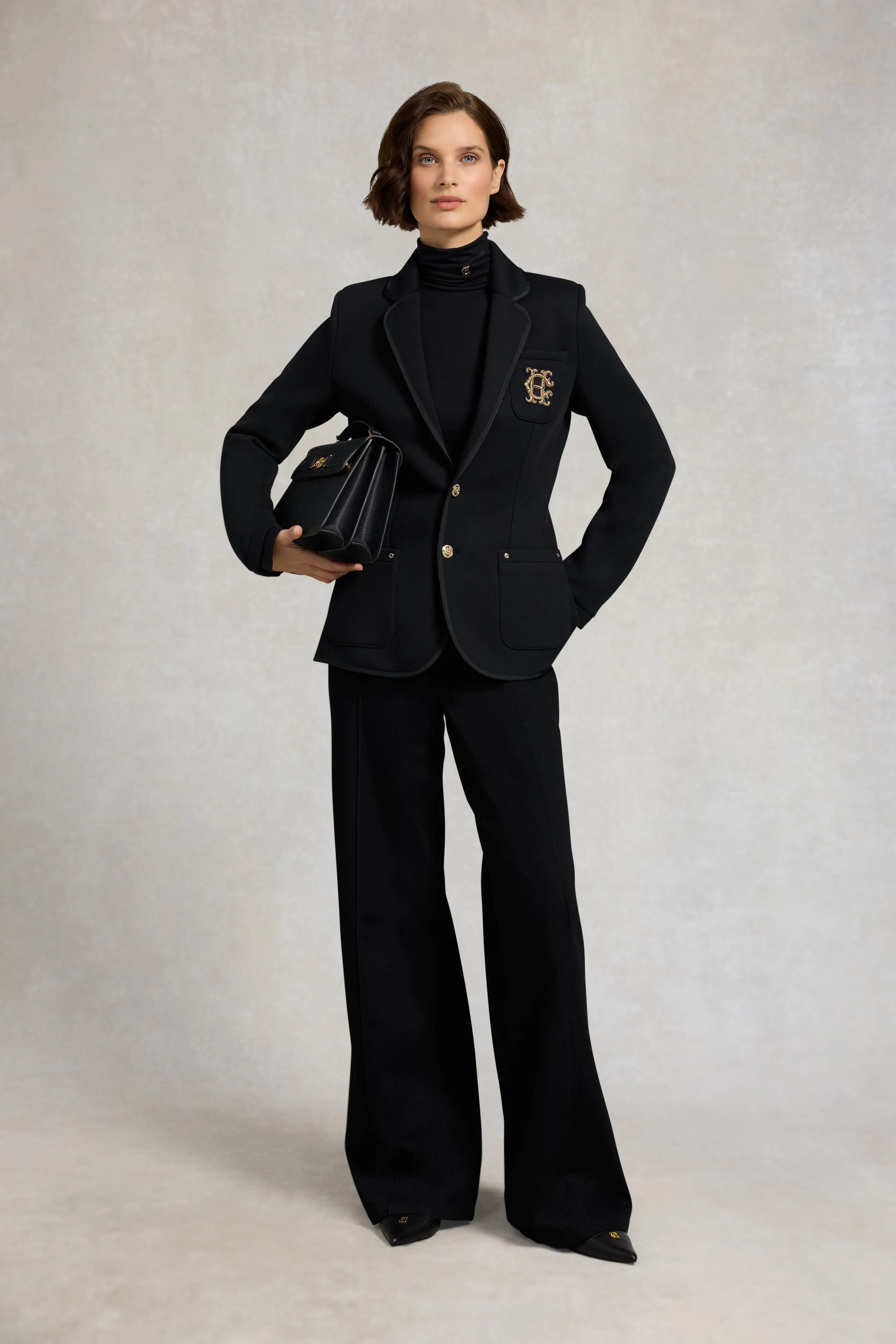 Henley Blazer (Black Black) sold by Holland Cooper product image thumbnail 3