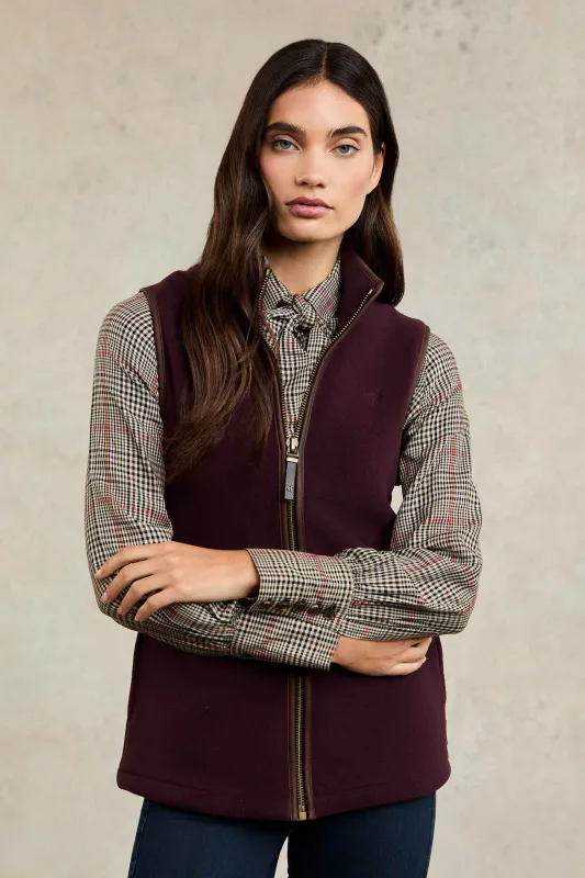 Country Fleece Gilet (Mulberry) sold by Holland Cooper