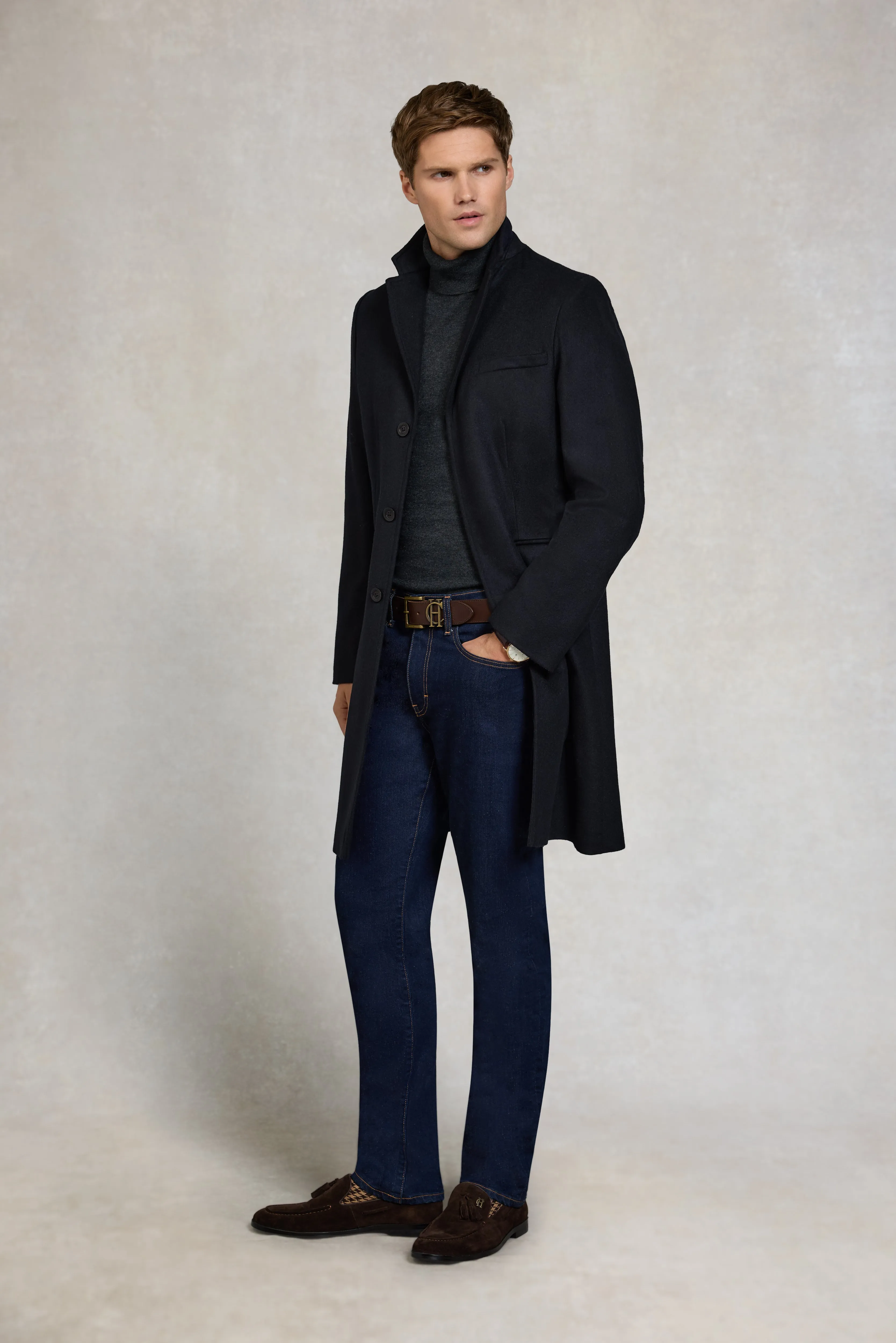 Fine Roll Neck Knit (Charcoal) sold by Holland Cooper product image thumbnail 3