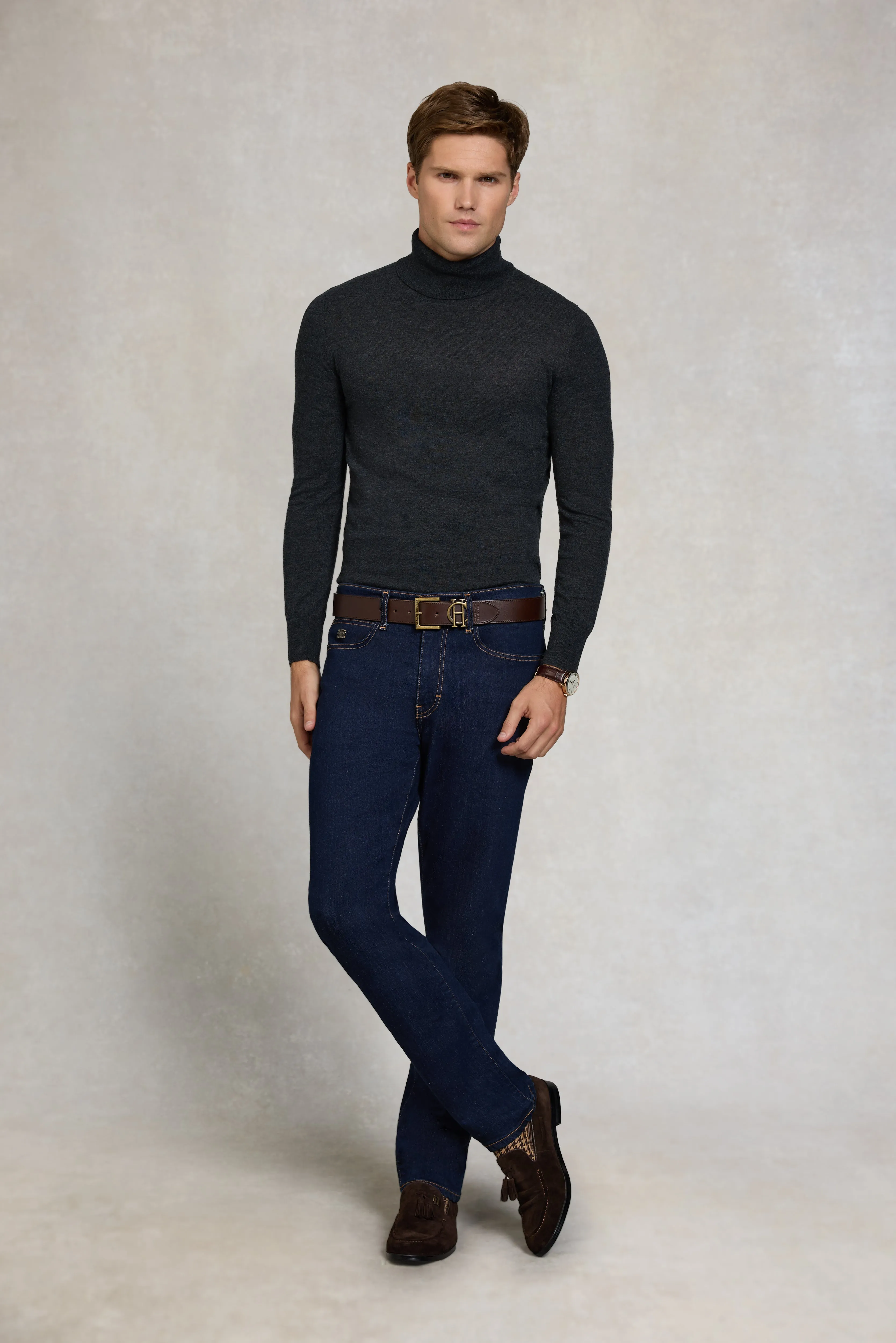 Fine Roll Neck Knit (Charcoal) sold by Holland Cooper product image thumbnail 4