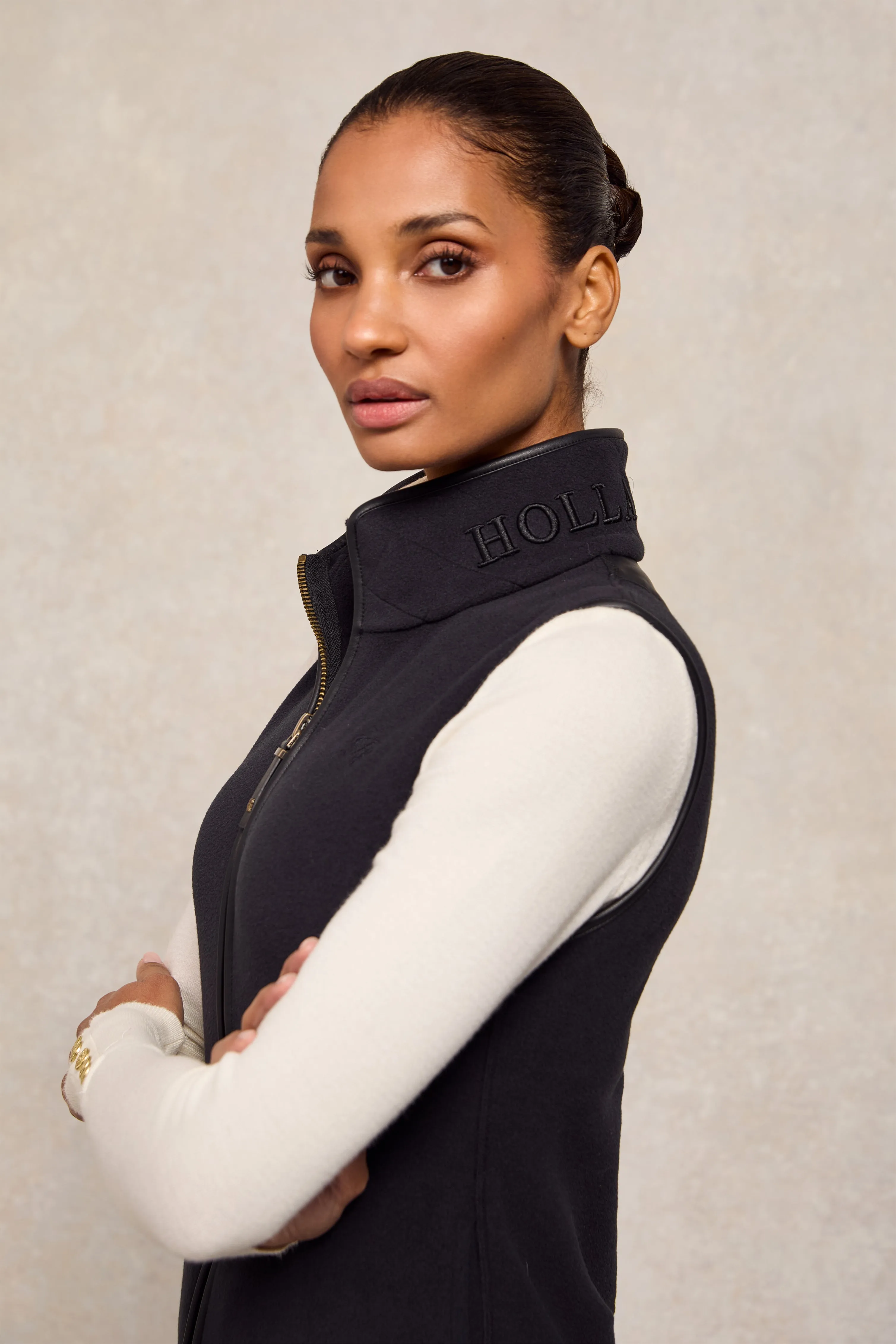 Country Fleece Gilet (Black) sold by Holland Cooper product image thumbnail 2