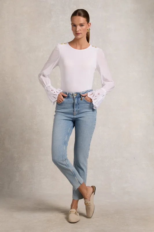 High Rise Slim Jean (Vintage Indigo) made by Holland Cooper