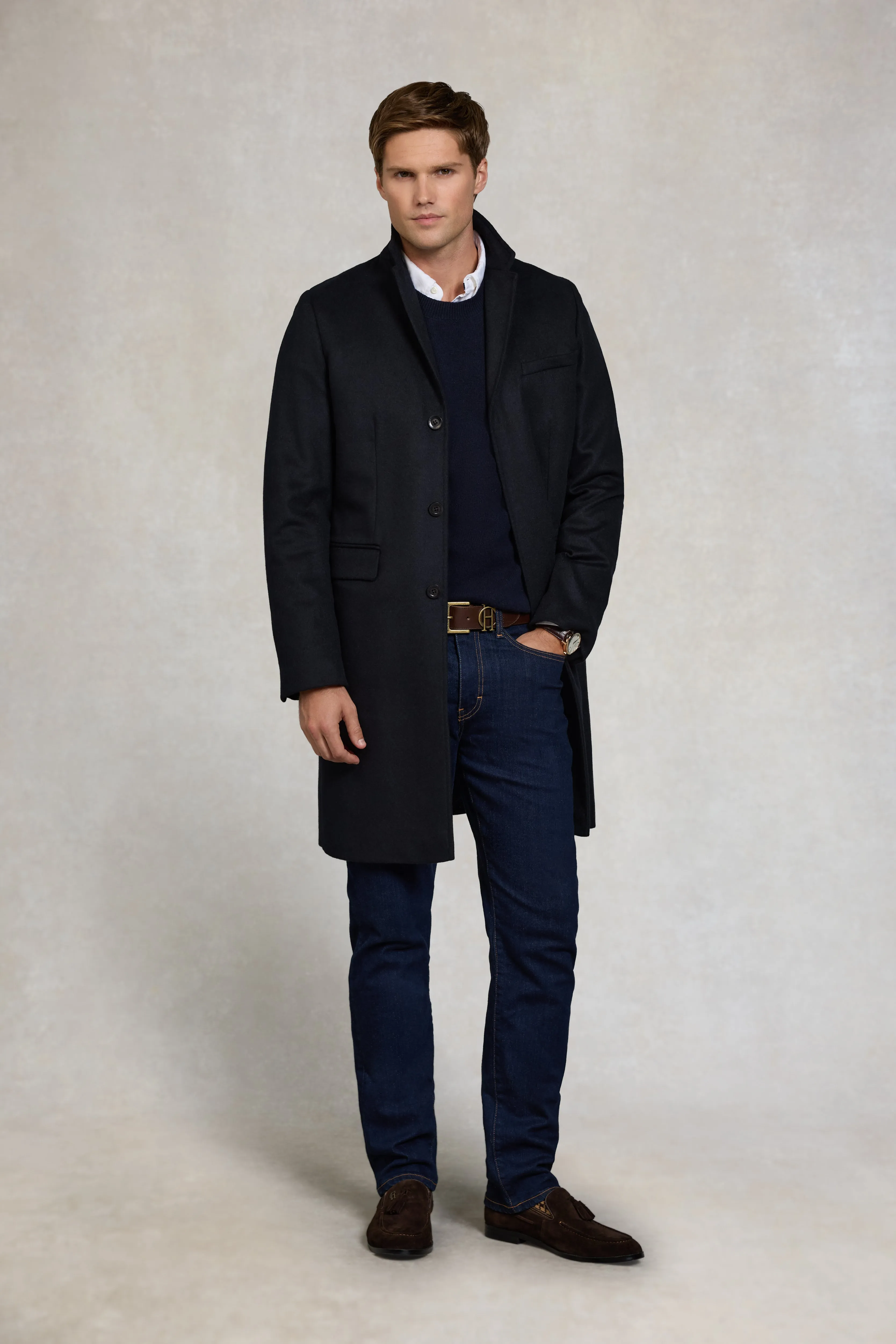 Byron Crew Neck Knit (Navy) sold by Holland Cooper product image thumbnail 3