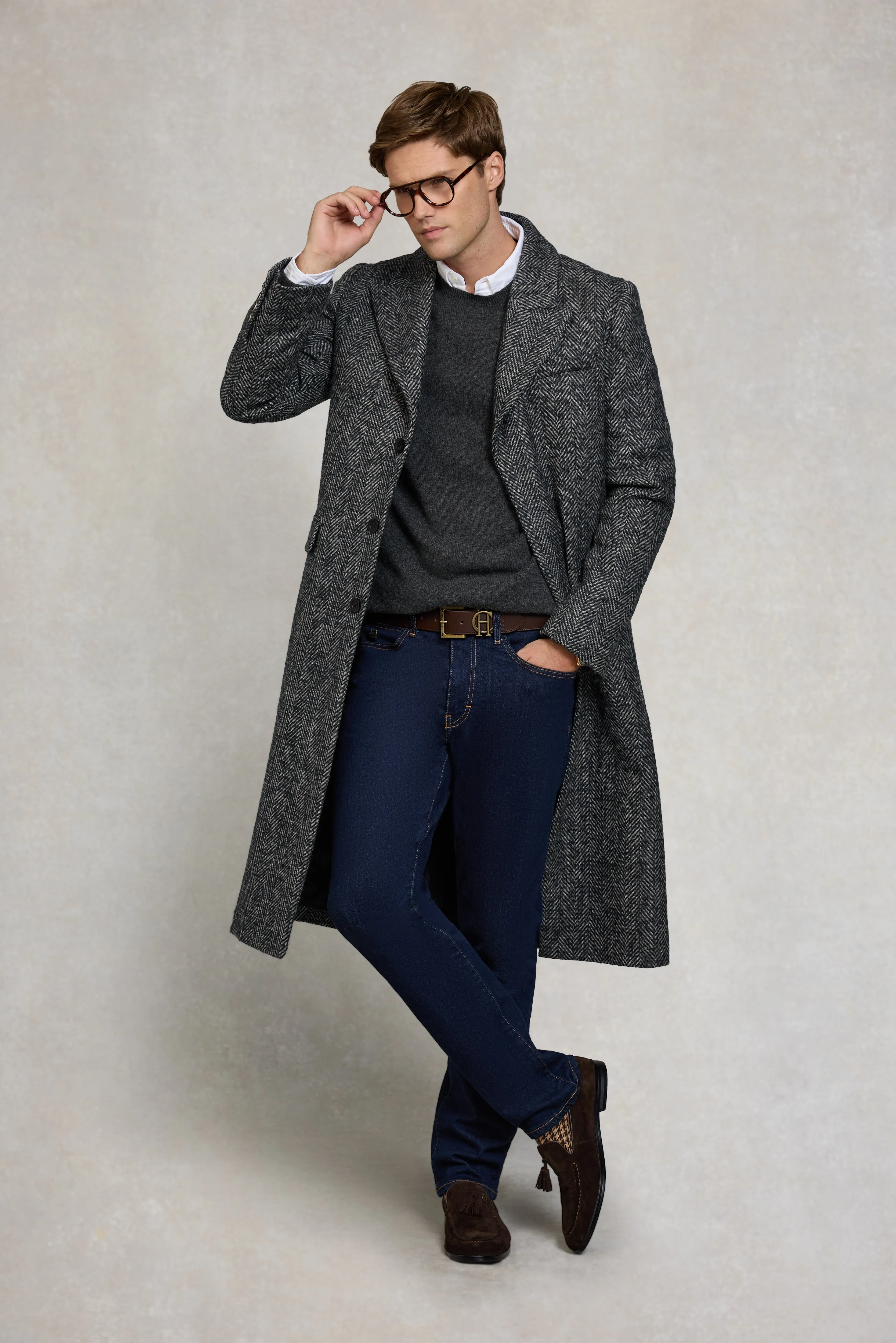 Byron Crew Neck Knit (Charcoal) sold by Holland Cooper product image thumbnail 3