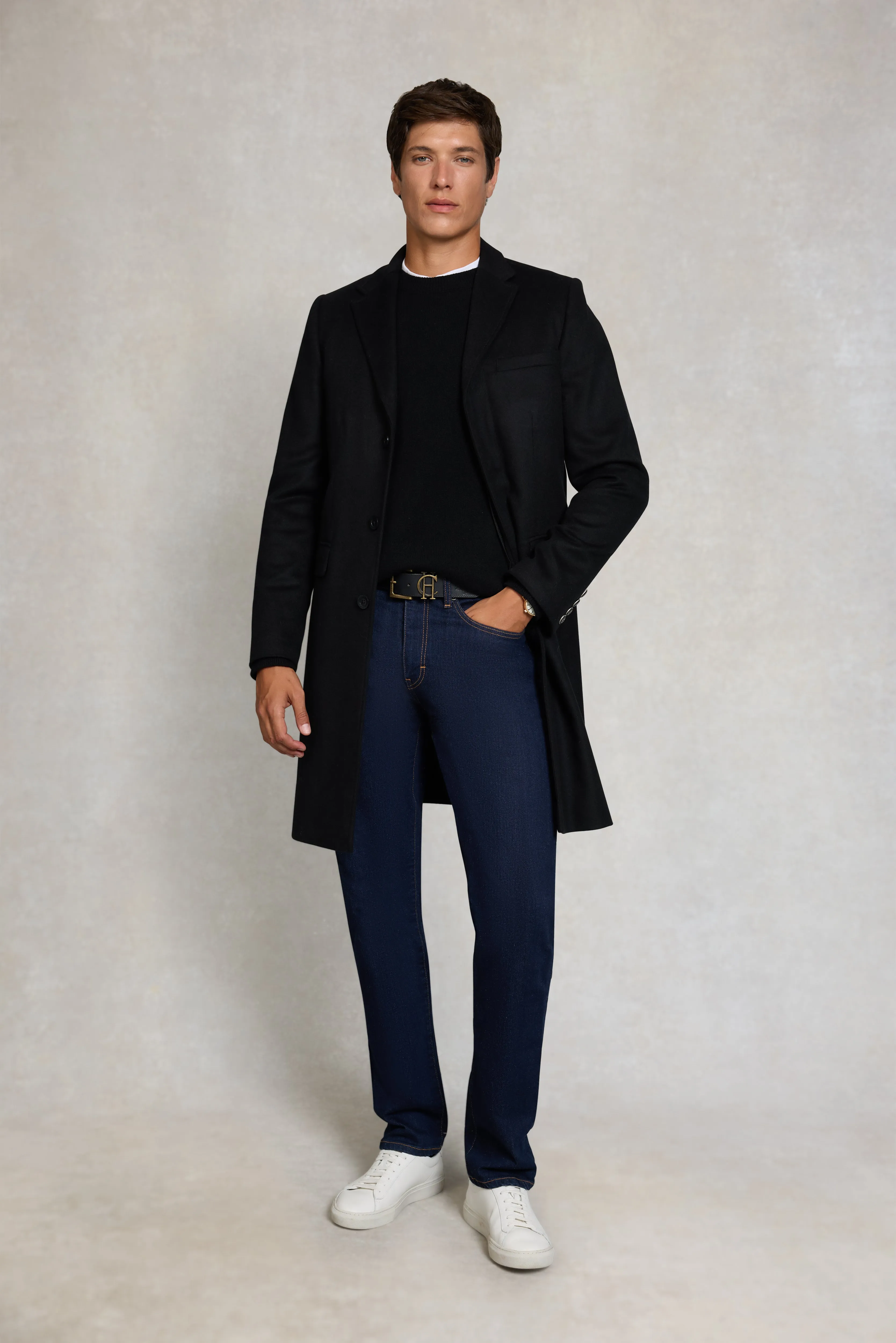 Byron Crew Neck Knit (Black) sold by Holland Cooper product image thumbnail 3