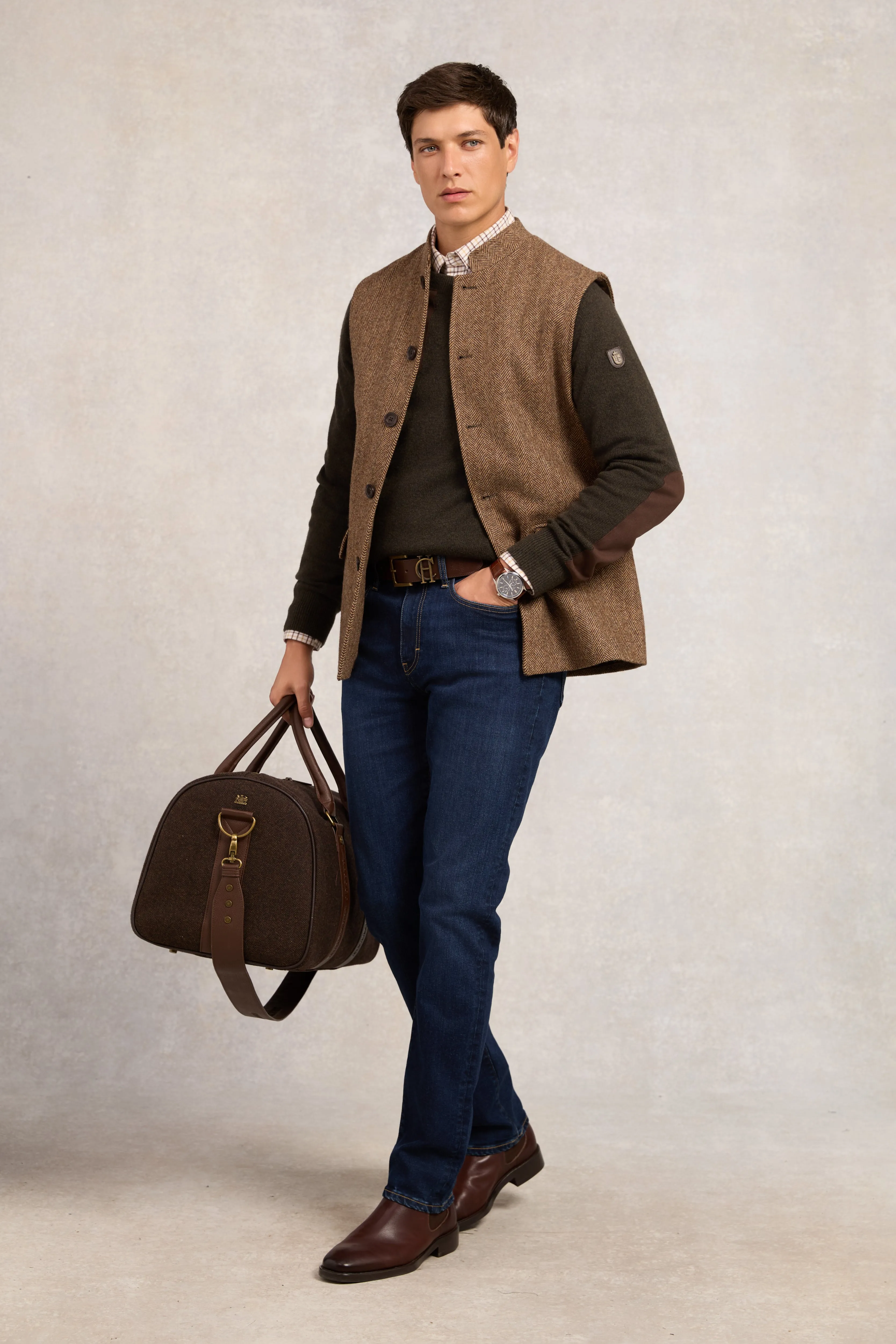 Country Crew Neck Knit (Moss) sold by Holland Cooper product image thumbnail 3