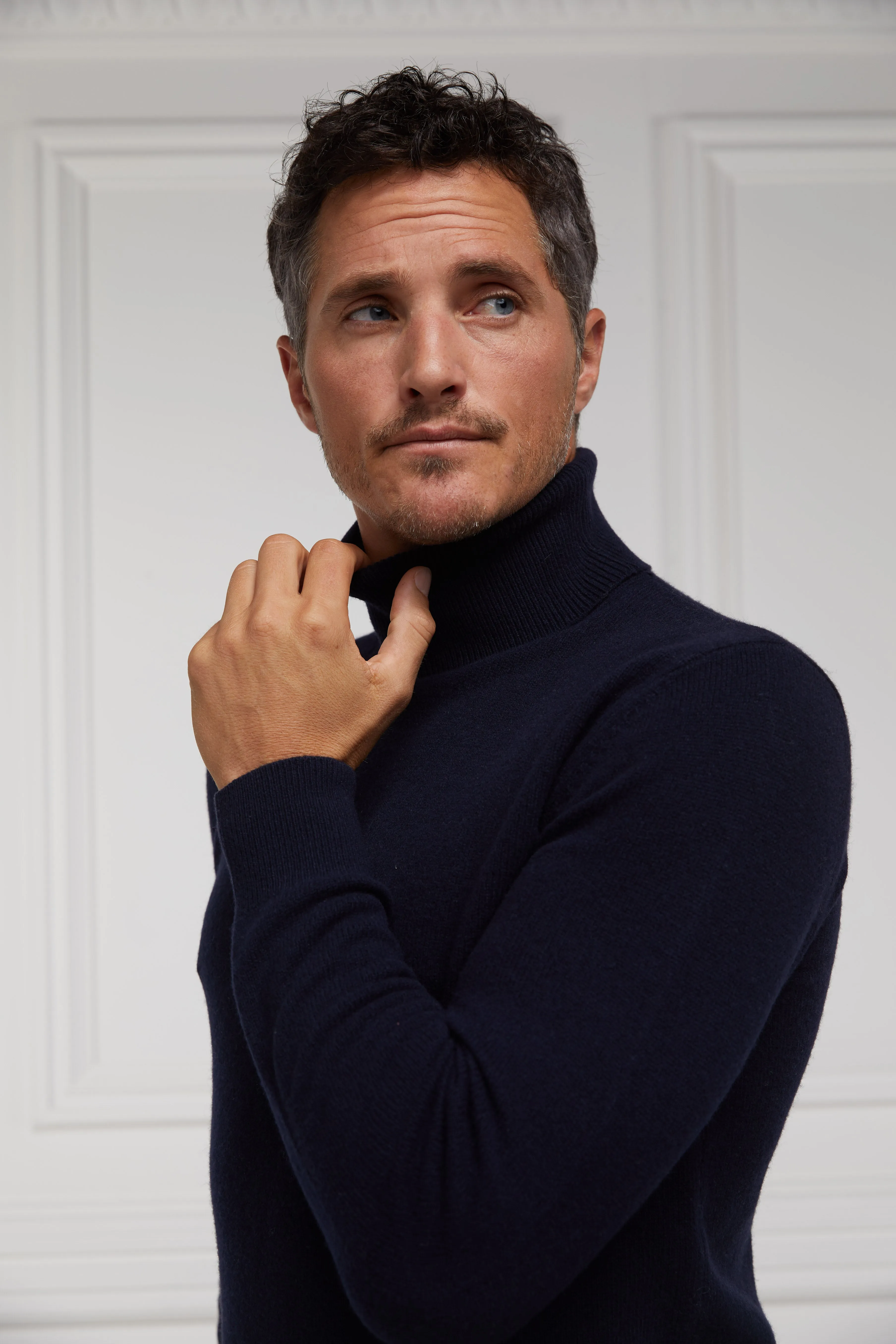 Byron Roll Neck Knit (Navy) sold by Holland Cooper product image thumbnail 5